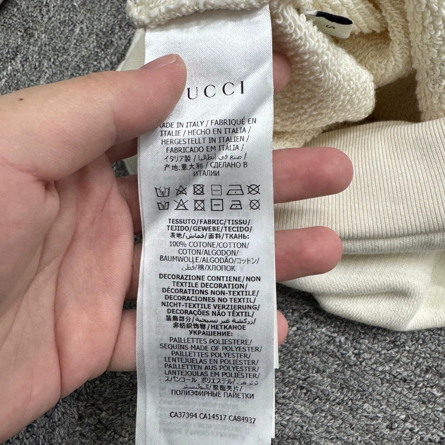 Gucci Gucci Sequin Apple Hoodie S Size US S / EU 44-46 / 1 - 2 Thumbnail