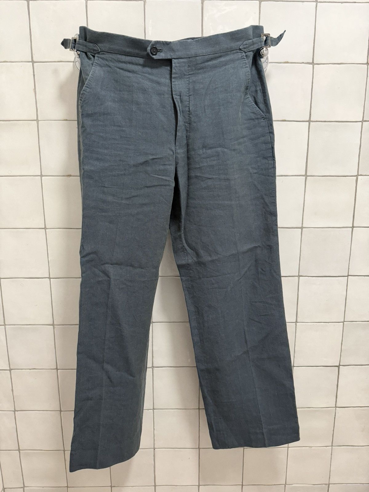 HUSBANDS Husbands paris double breasted linen suit Size 50R - 6 Thumbnail