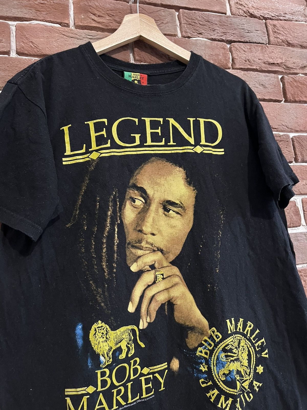 Bob Marley Rare Bob Marley Vintage Rap Tee Reggae Lion Marihuana 420 Size US M / EU 48-50 / 2 - 2 Thumbnail