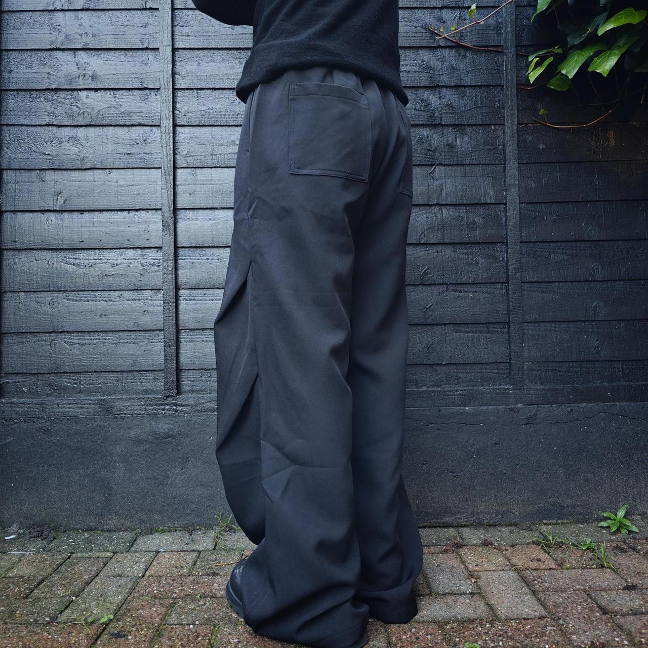 Other Black Archive Wide Leg Multi Dart Trousers Size US 32 / EU 48 - 4 Thumbnail
