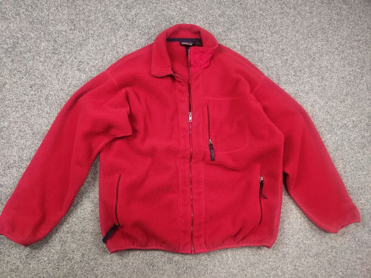 Patagonia Vintage 90's Patagonia Synchilla Zip Red Fleece Jacket 25410 Size US XL / EU 56 / 4 - 7 Thumbnail