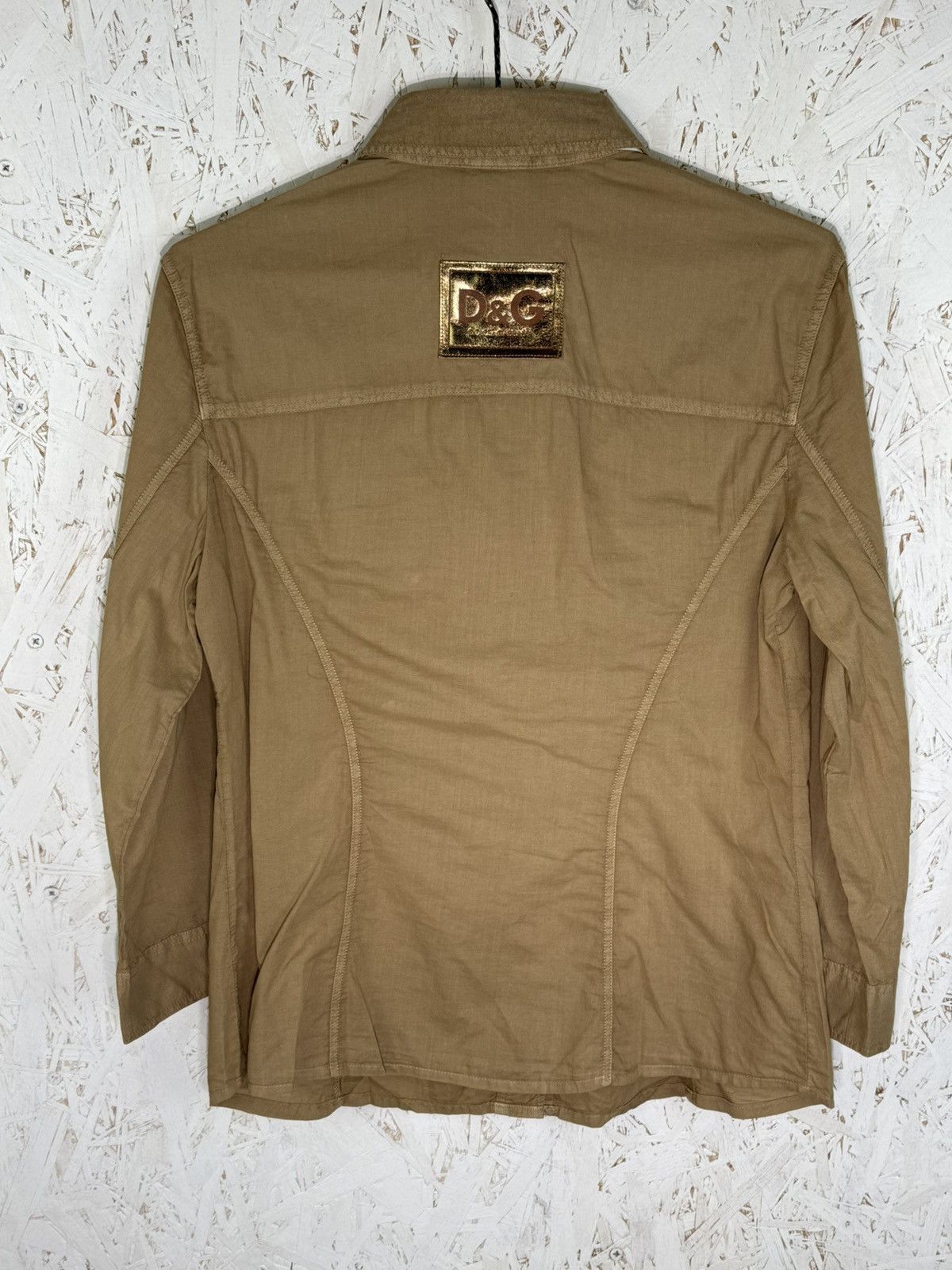 Dolce & Gabbana NWT Dolce & Gabbana 2003 Military Long Sleeve Button Up L Size L / US 10 / IT 46 - 6 Thumbnail