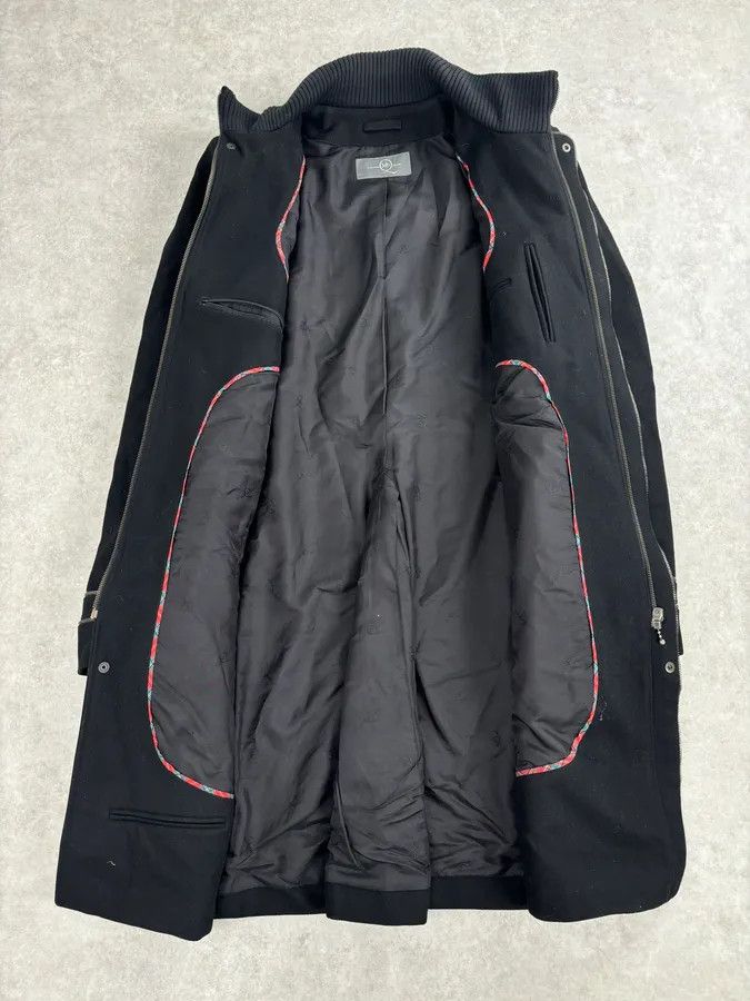 Alexander McQueen Alexander McQueen Black Long Wool Multi Zips Jacket Size US L / EU 52-54 / 3 - 7 Thumbnail