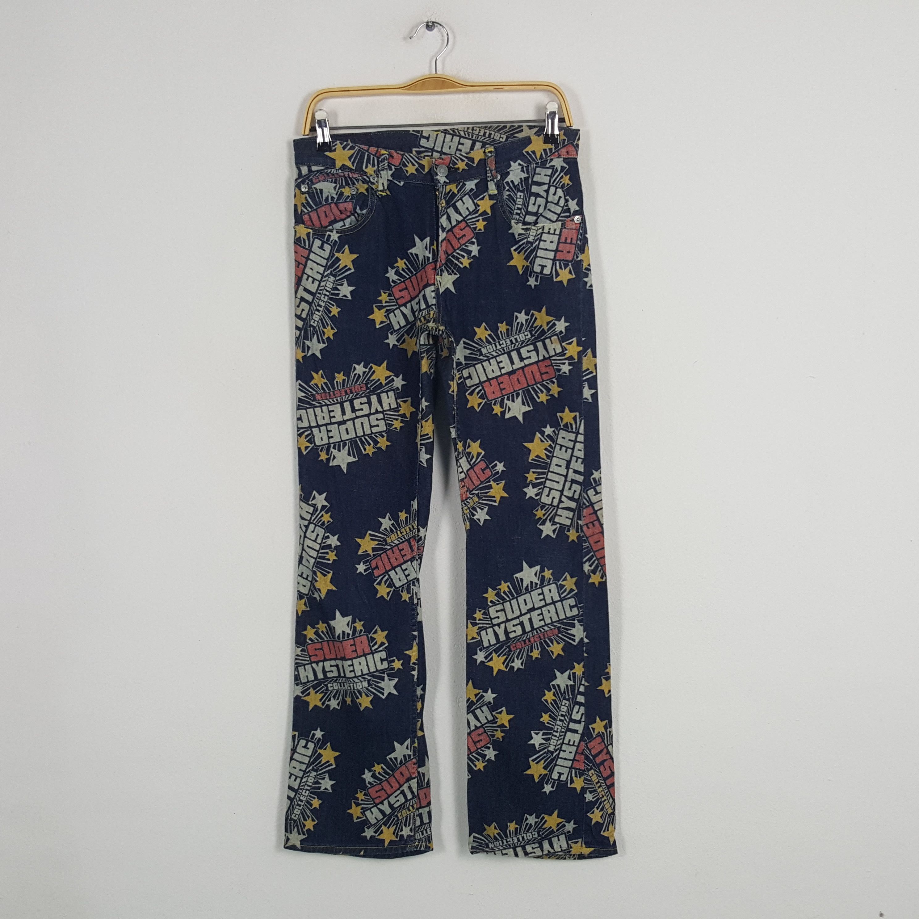 Hysteric Glamour Vintage Hysteric Glamour Japanese Brand Overprint Denim Jean Size US 29 - 1 Thumbnail
