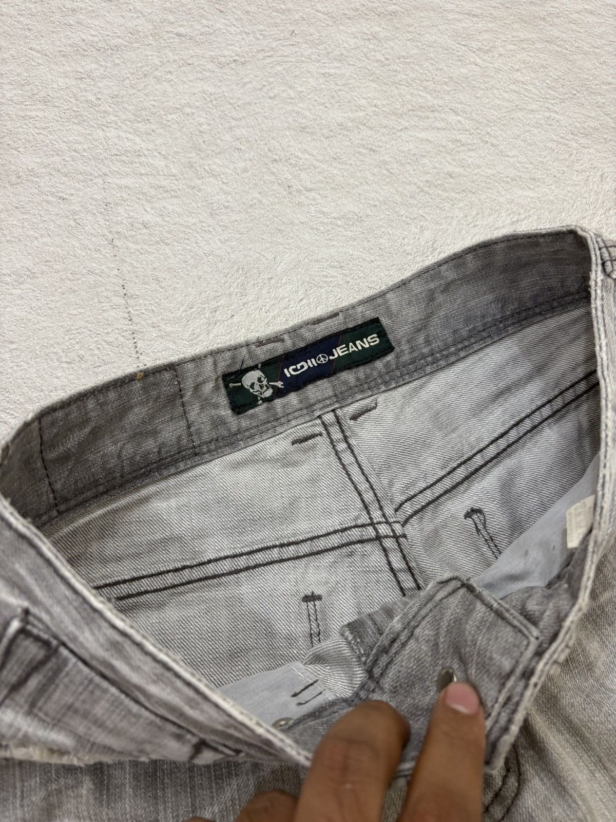 Number (N)ine 2000s Ignii japan skull smokewash Denim y2k style Size US 28 / EU 44 - 5 Thumbnail