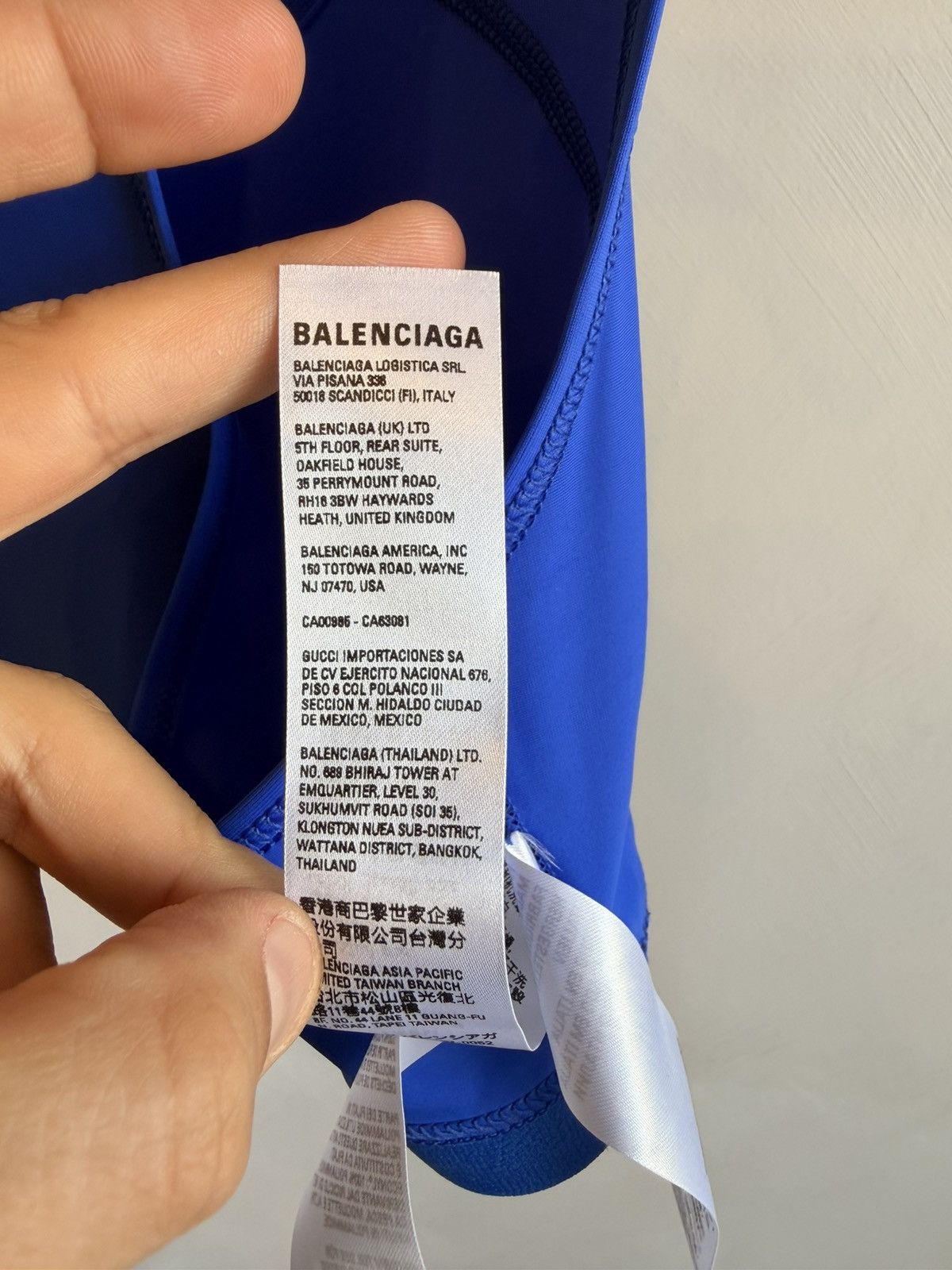 Balenciaga NWT Balenciaga Sports Bra Logo Blue Racerback Size M Size M / US 6-8 / IT 42-44 - 8 Thumbnail