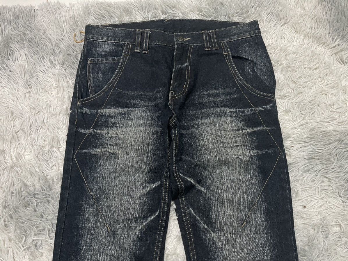 PPFM 2000s PFFM WASHABLE DENIM RARE DESIGN Size US 32 / EU 48 - 6 Thumbnail
