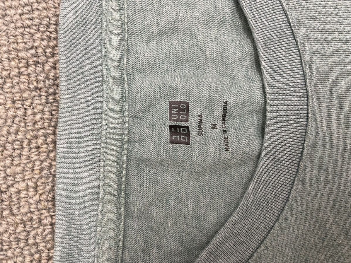 Uniqlo Uniqlo Supima Crew Neck Tee Shirt Size US M / EU 48-50 / 2 - 2 Thumbnail