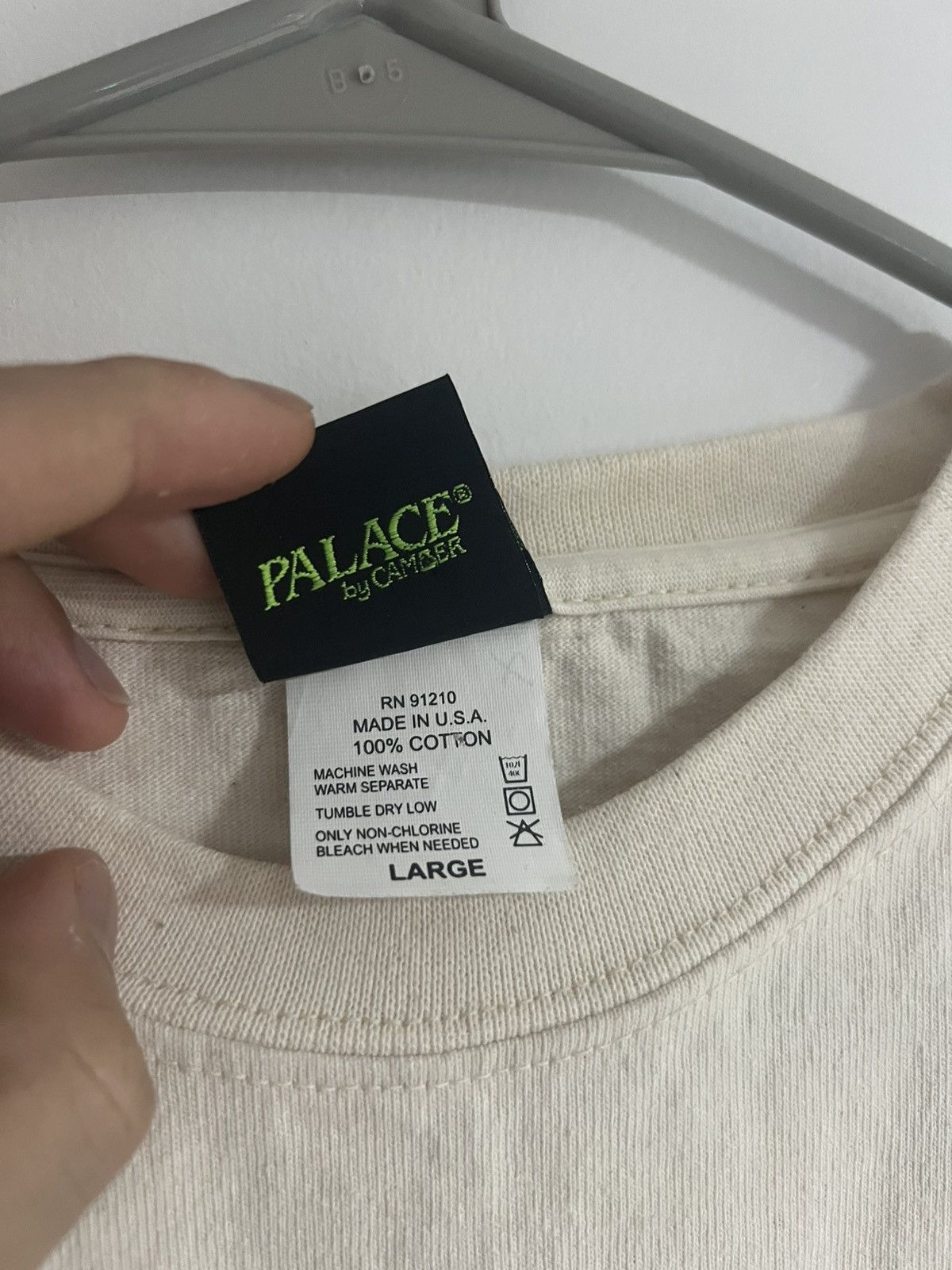 Palace 2023 Palace Chamber (Cream) T shirt size L Size US L / EU 52-54 / 3 - 4 Thumbnail
