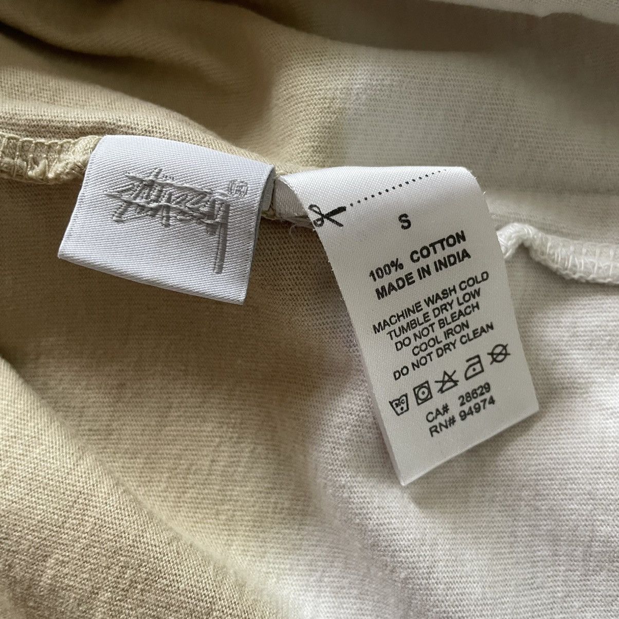 Stussy Beige/Cream Logo Embroidered Tank Top Size US S / EU 44-46 / 1 - 4 Thumbnail