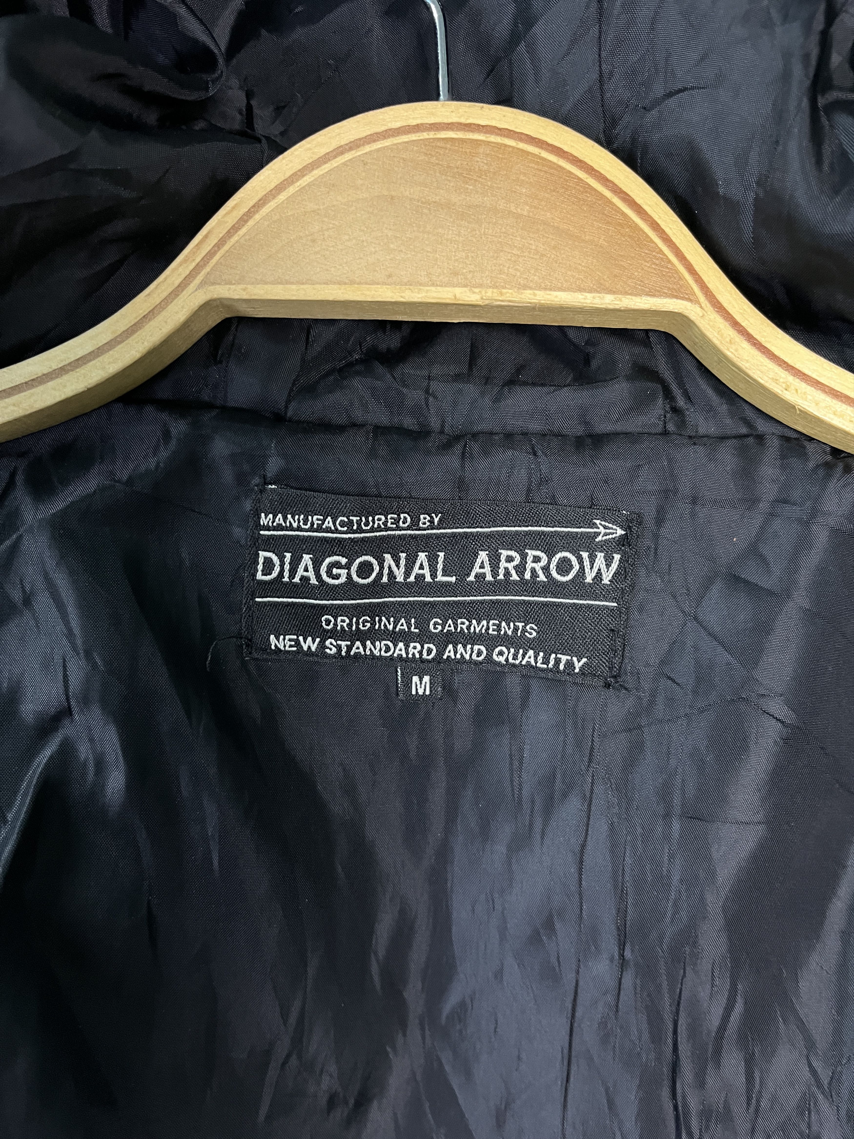 Japanese Brand Diagonal Arrow Corduroy Duffle Coat Size US M / EU 48-50 / 2 - 10 Thumbnail