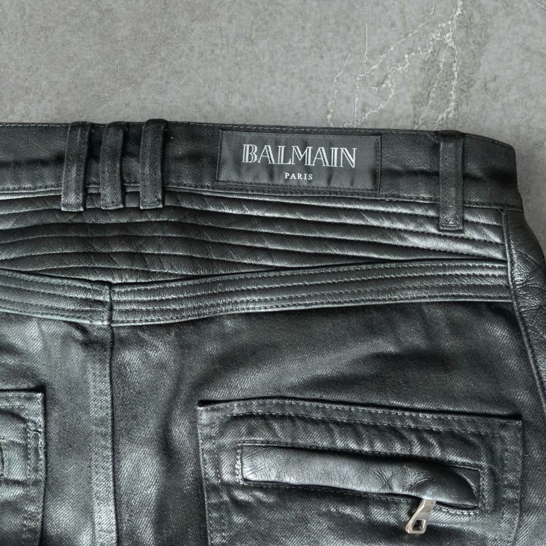 Balmain Balmain Waxed Biker denim Size US 30 / EU 46 - 3 Thumbnail