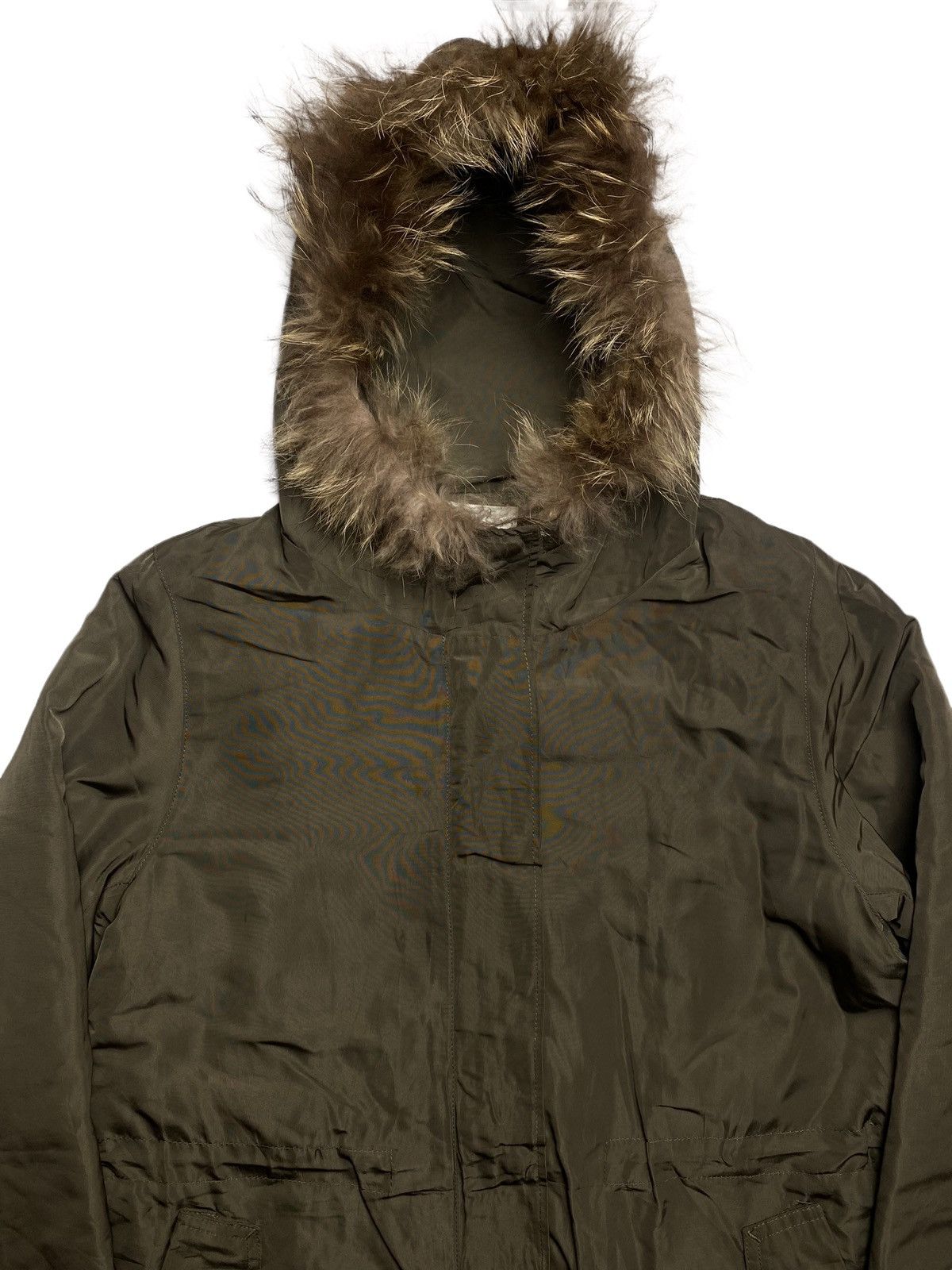 Japanese Brand × Tete Homme 2000s AS-IDEAL - Raccoon Fur Hoodie Long Jacket Size M / US 6-8 / IT 42-44 - 5 Thumbnail