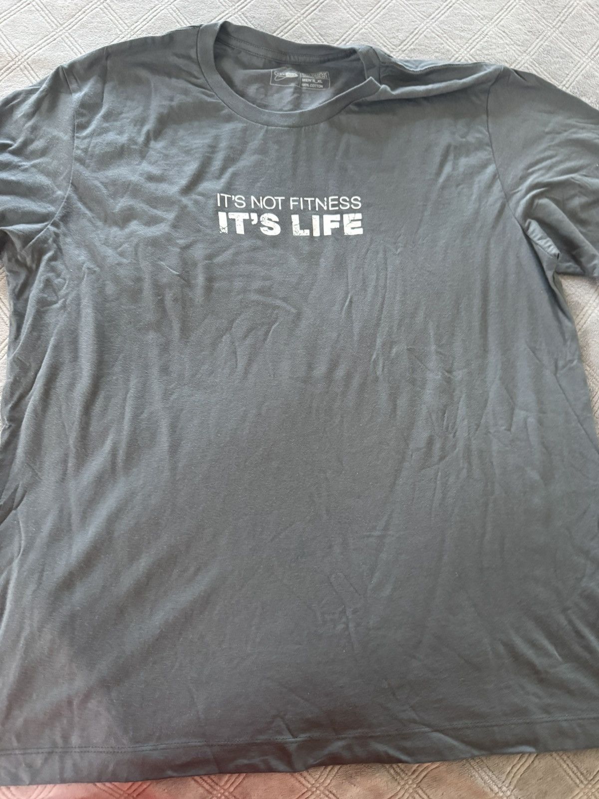 Other Equinox Men’s Grey T Shirt Fitness is Life Crew neck size XL Size US XL / EU 56 / 4 - 1 Thumbnail