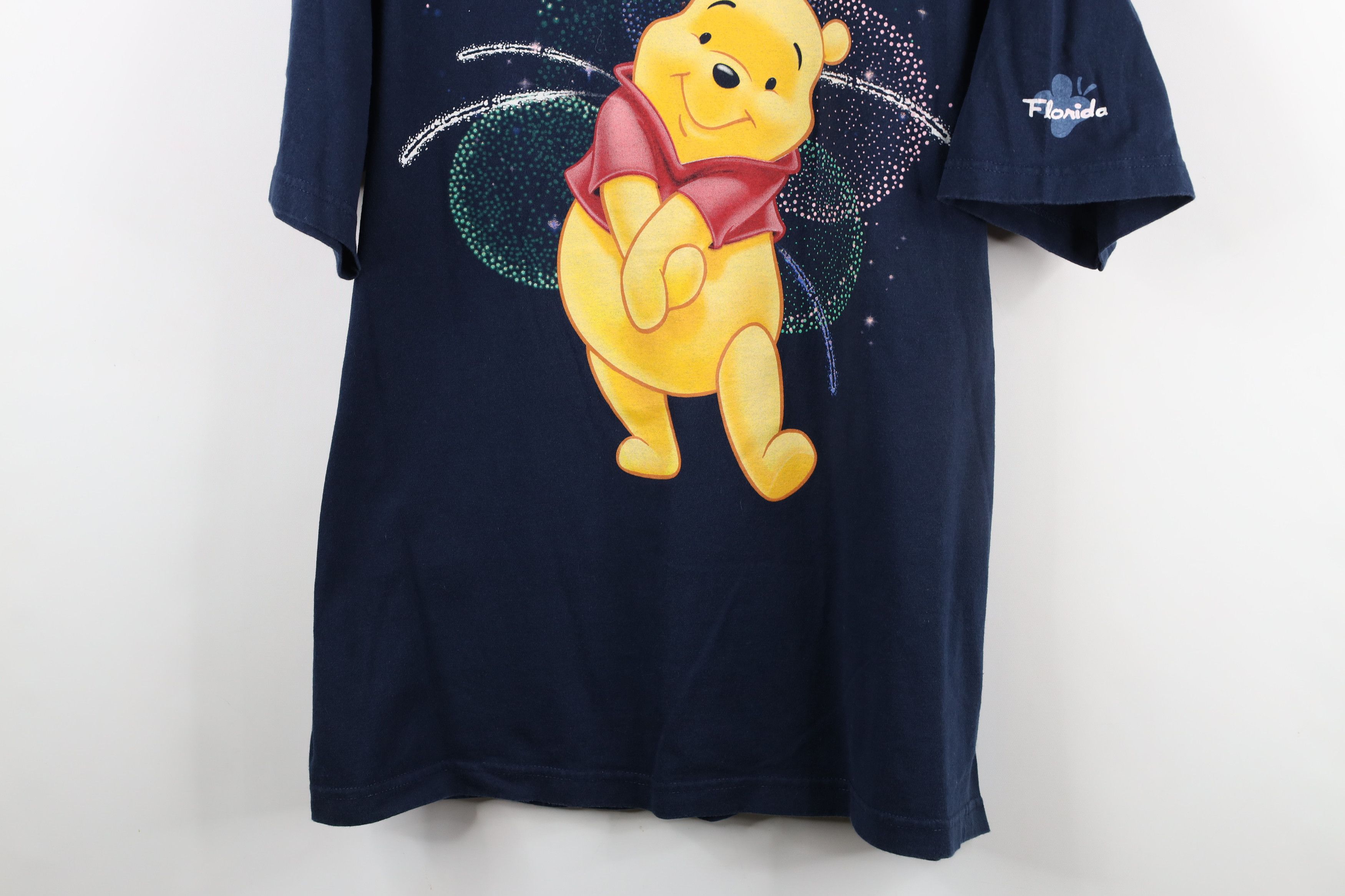 Disney × Vintage Vintage 90s Disney Winnie the Pooh Florida Fireworks T-Shirt Size XL / US 12-14 / IT 48-50 - 3 Thumbnail