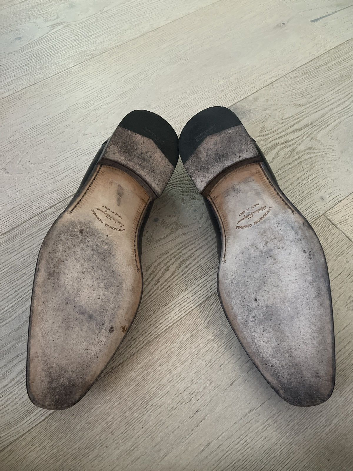 Salvatore Ferragamo RARE SIZE 17 FERRAGAMO PENNY LOAFERS Size US 15 / EU 48 - 8 Thumbnail