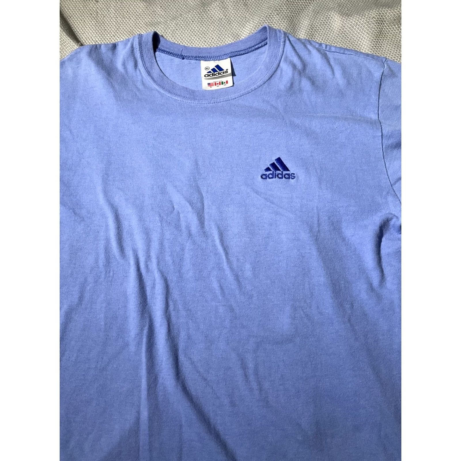 Adidas VINTAGE adidas Shirt Womens XL Purple CrewNeck Logo Active T-Shirt Tee 90s Size XL / US 12-14 / IT 48-50 - 2 Thumbnail