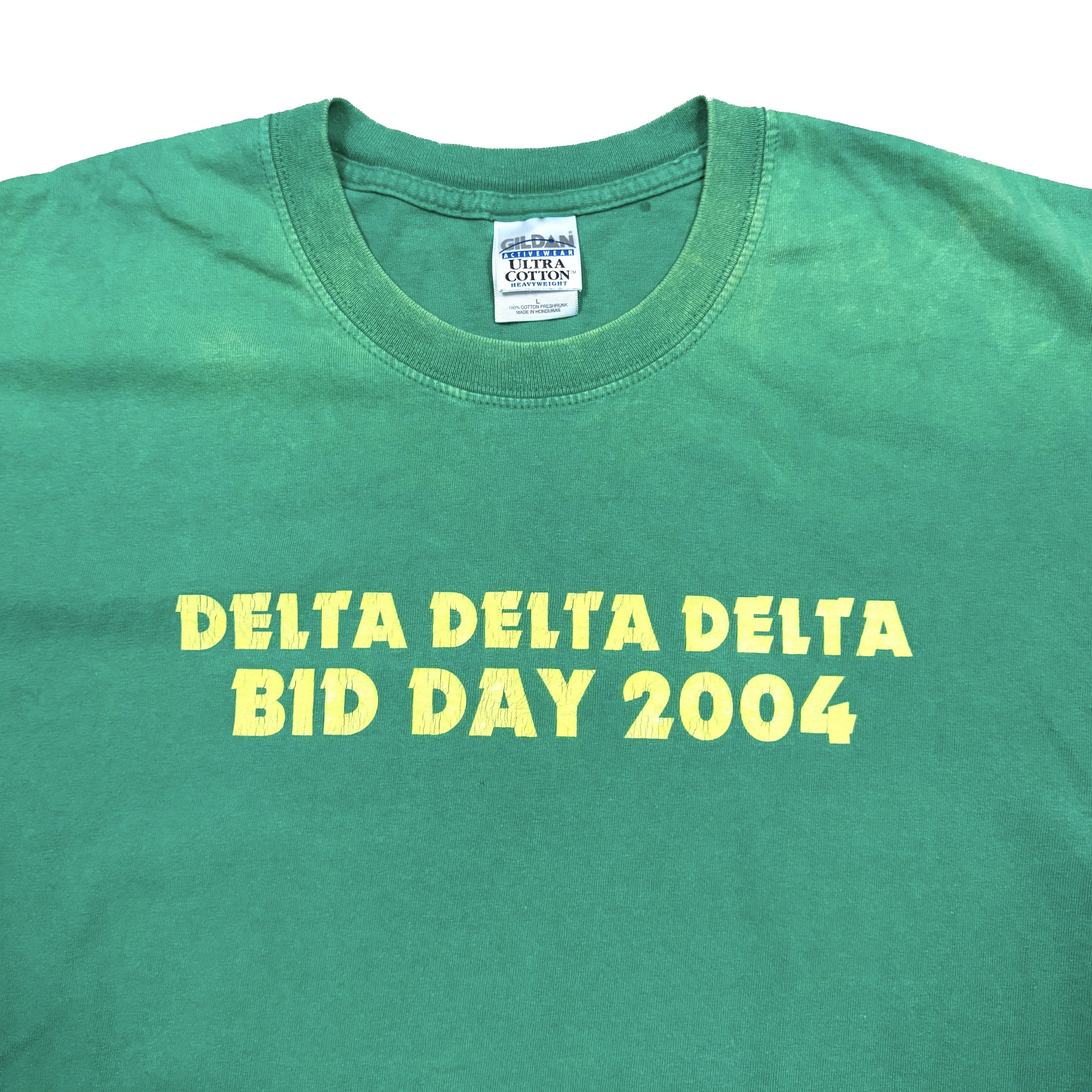Vintage VTG 00s Steve Irwin Sorority Delta Delta Delta T Shirt Size US L / EU 52-54 / 3 - 4 Thumbnail