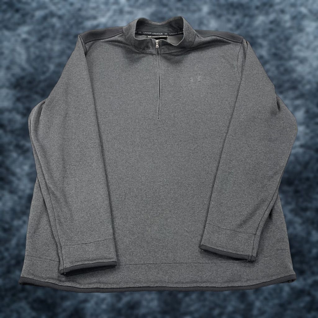 Under Armour Under Armour Jacket Mens 3XL Gray 1/4 Zip Fleece Pullover Golf Size US XXL / EU 58 / 5 - 1 Thumbnail
