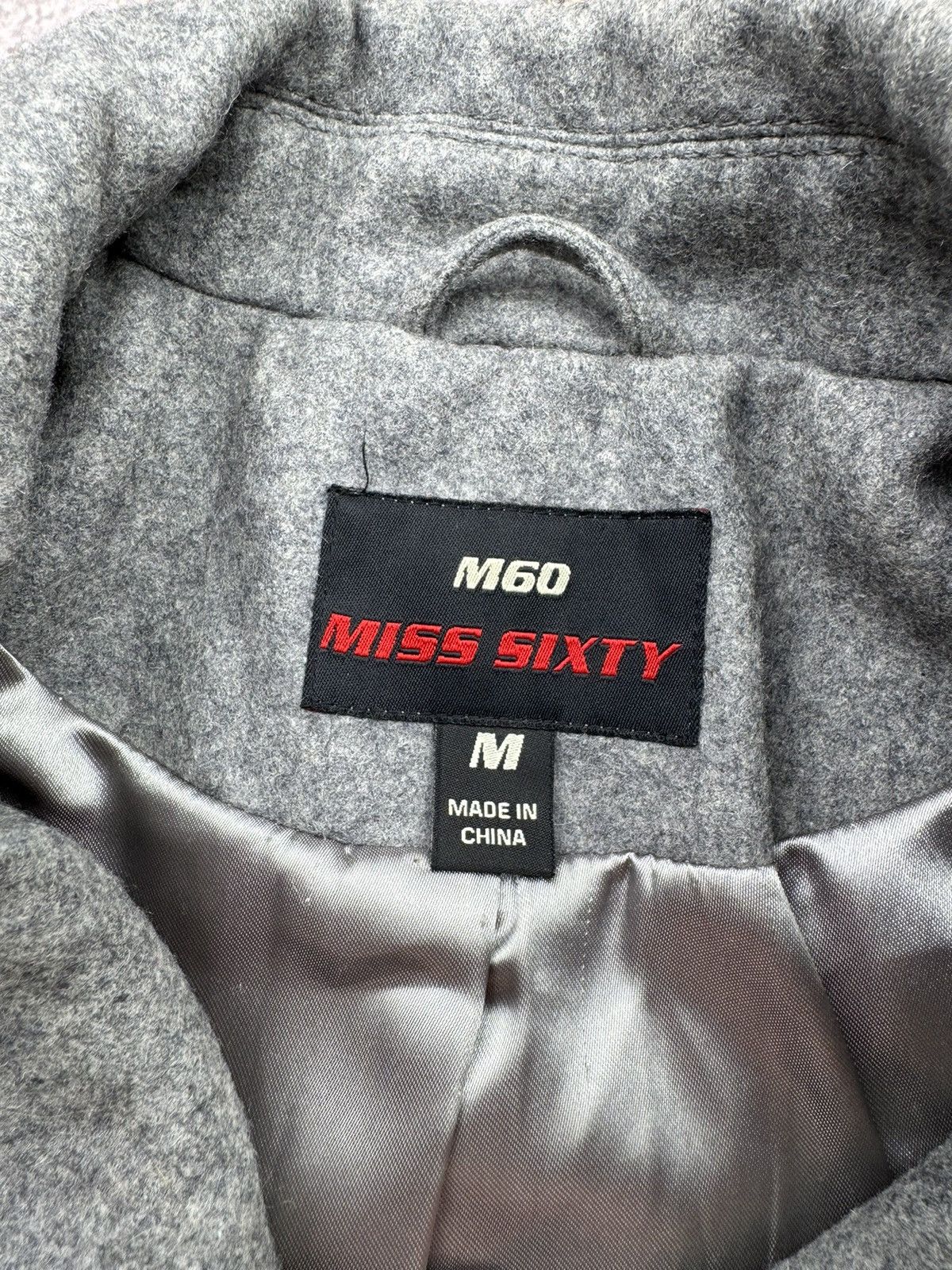 Miss Sixty Miss Sixty Vintage Wool Coat Size M / US 6-8 / IT 42-44 - 5 Thumbnail