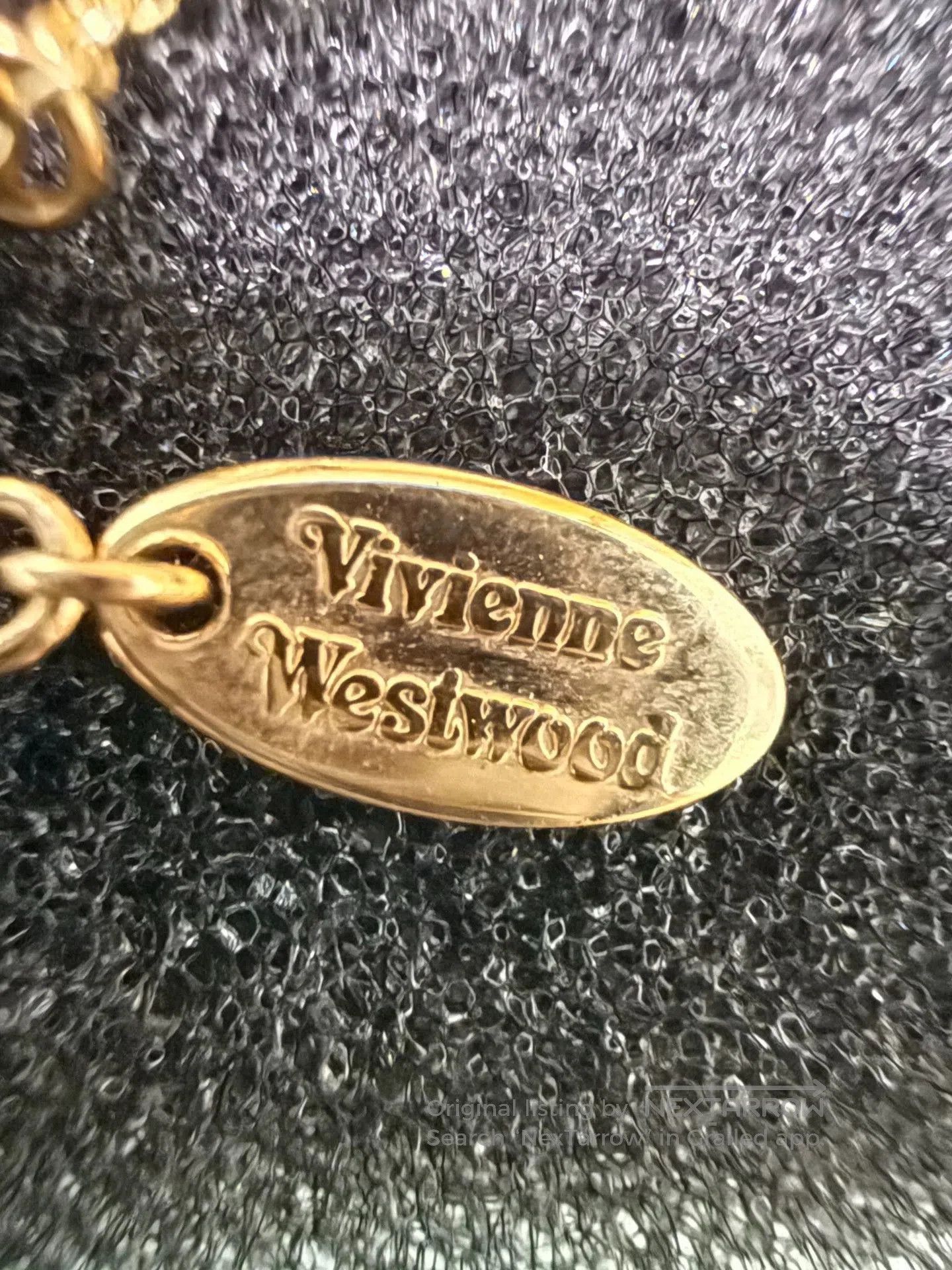 Vintage vintage lock necklace with light oxidation. Size ONE SIZE - 2 Thumbnail