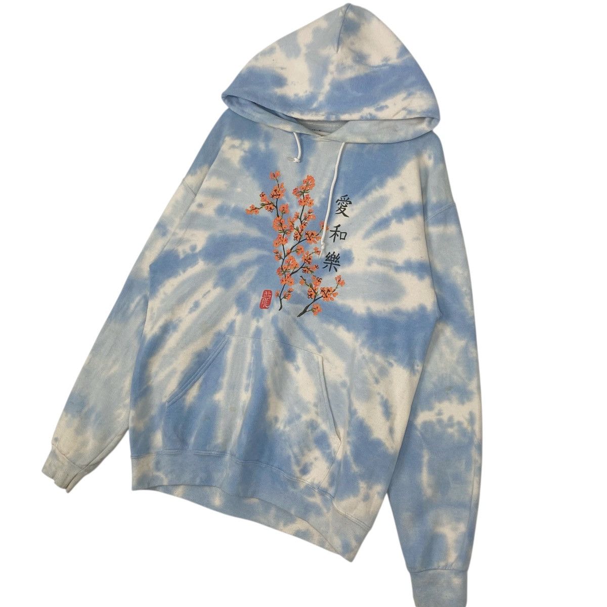 Other Vintage Tie Dye Sakura Print Hoodie Sweater Pullover Size M Size US M / EU 48-50 / 2 - 2 Thumbnail