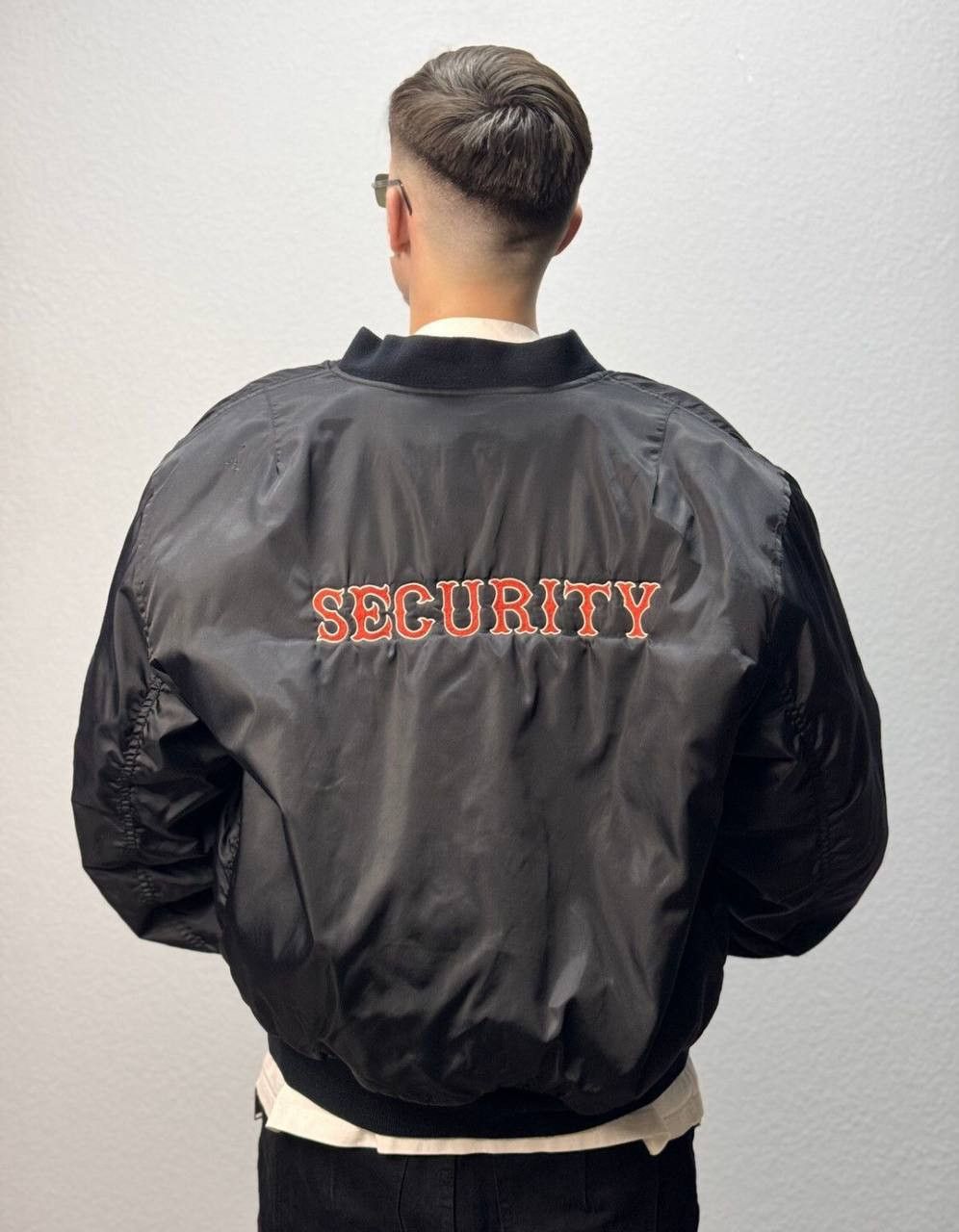 Vintage Okamoto Security MA1 Bomber Jacket Faded Size US L / EU 52-54 / 3 - 2 Thumbnail