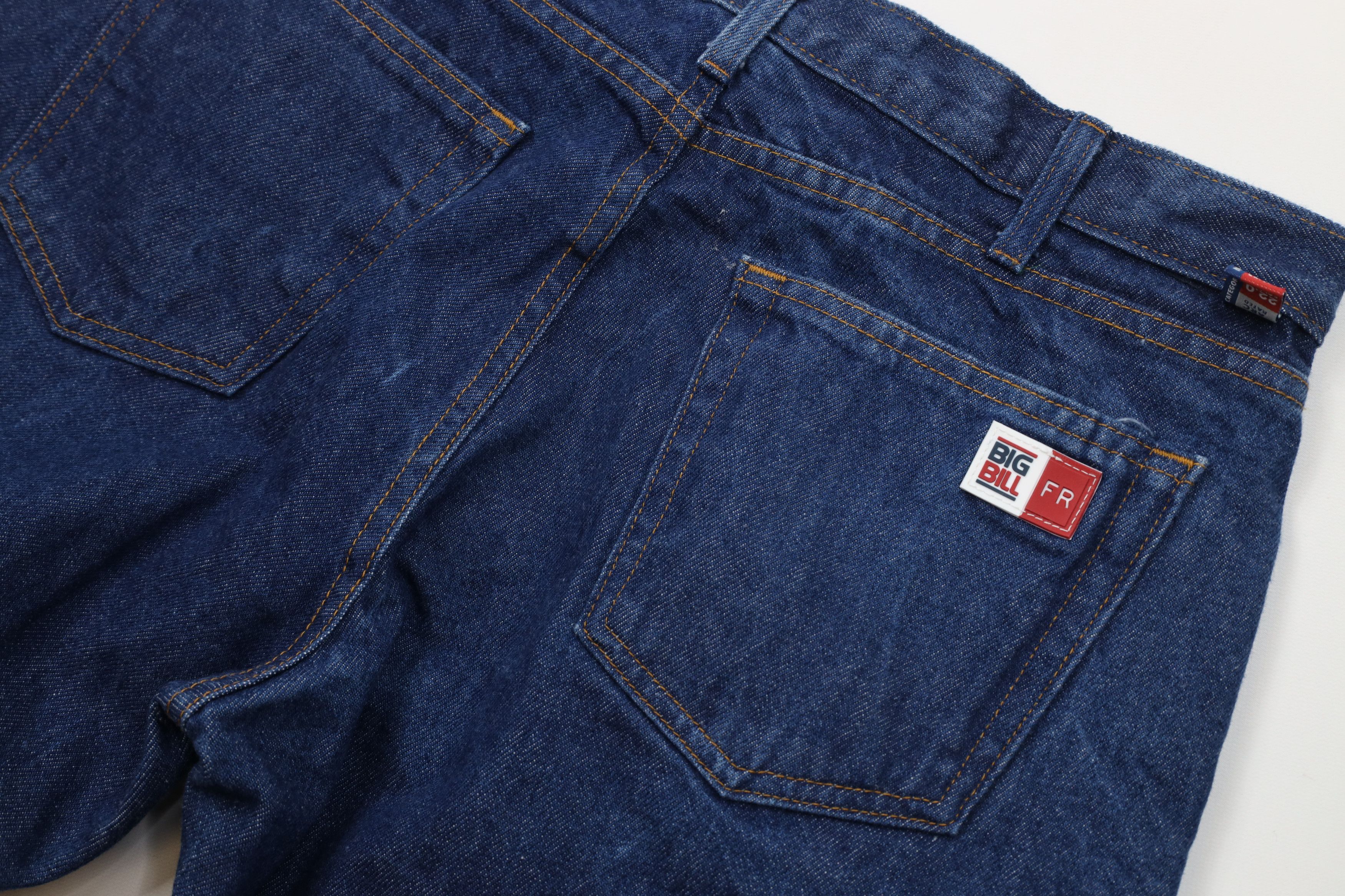 Vintage Big Bill FR Resistant Bootcut Denim Jeans Workwear Blue Size US 36 / EU 52 - 15 Thumbnail