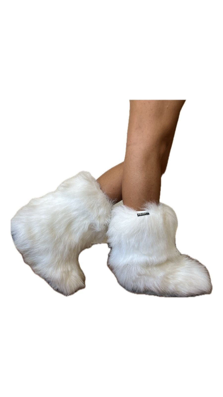 Other Oscar Sport Capra White Yeti Boots Size US 8 / IT 38 - 1 Thumbnail