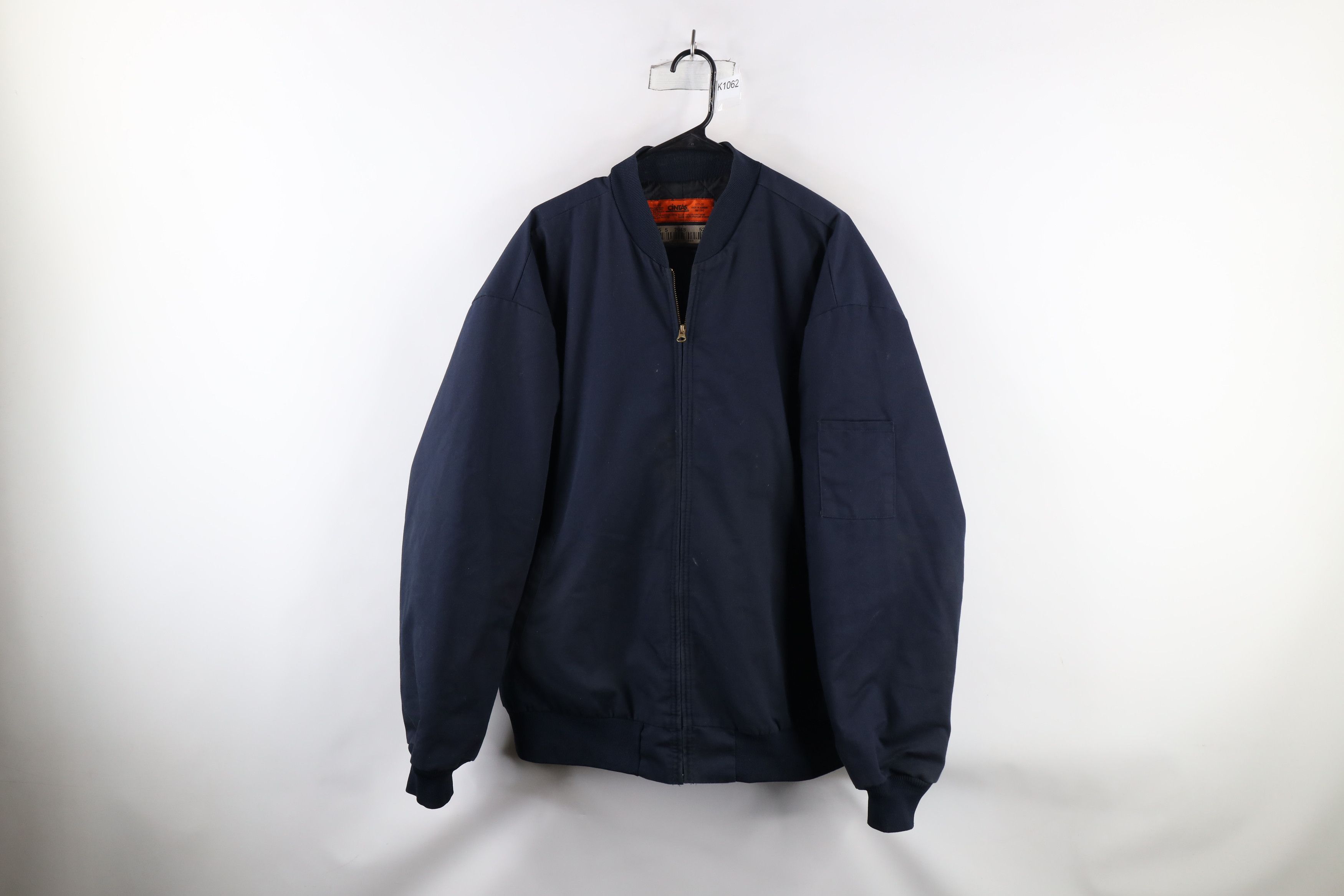 Vintage Vintage 90s Streetwear Quilted Mechanic Work Bomber Jacket Size US XXL / EU 58 / 5 - 1 Thumbnail