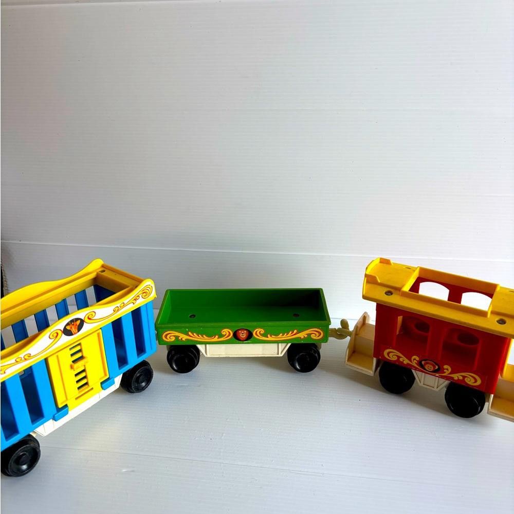Designer Vintage 1973 Fisher Price Circus Train with 3 Cars Size ONE SIZE - 1 Thumbnail