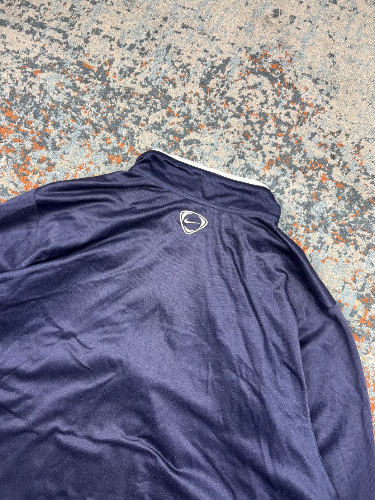 Other Vintage 00s Nike pinstripe full zip track jacket boxy baggy Size US XL / EU 56 / 4 - 4 Thumbnail