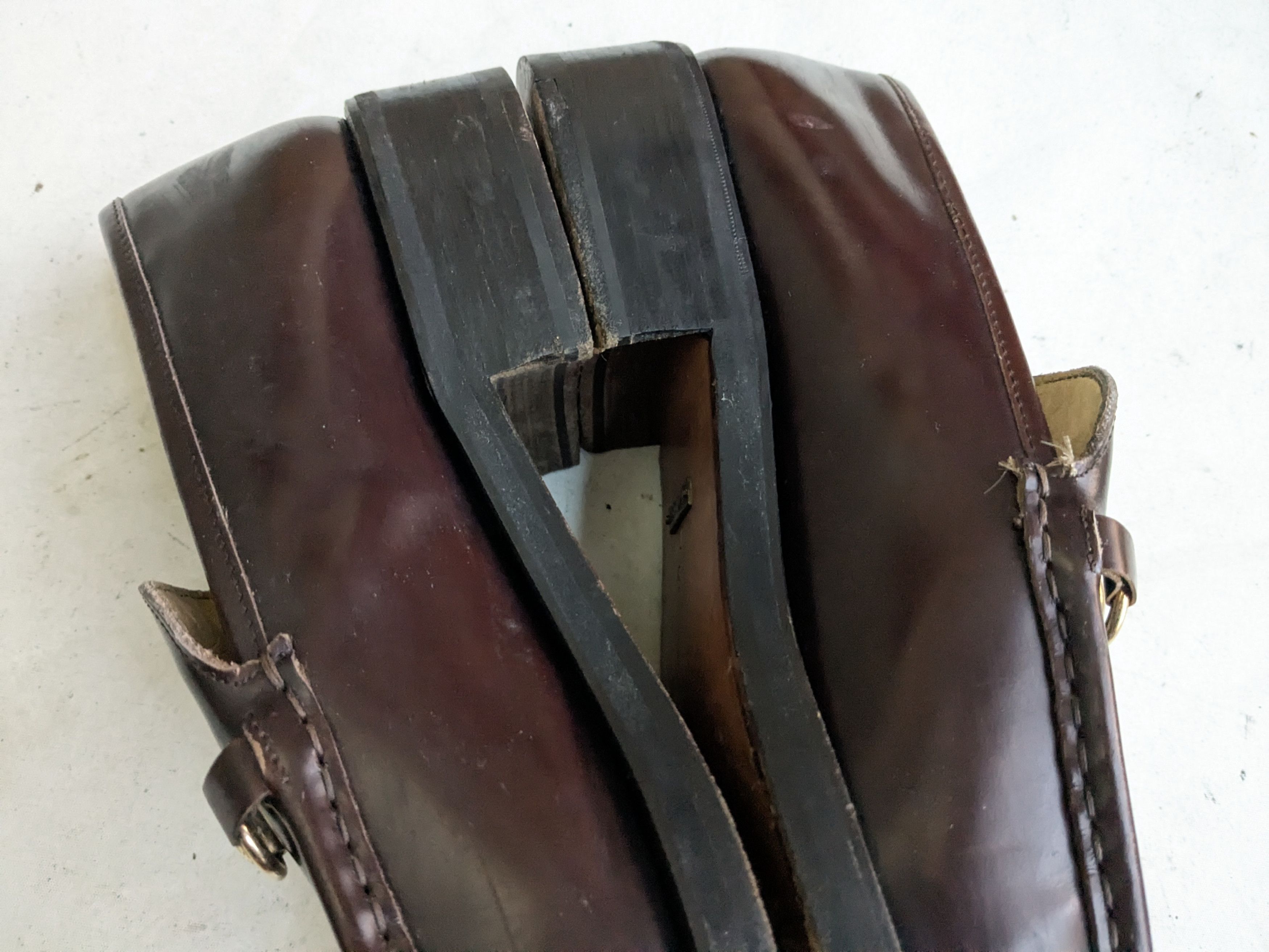 Gucci Gucci Horsebit Loafers Burgundy Leather 13 D Size US 13 / EU 46 - 8 Thumbnail