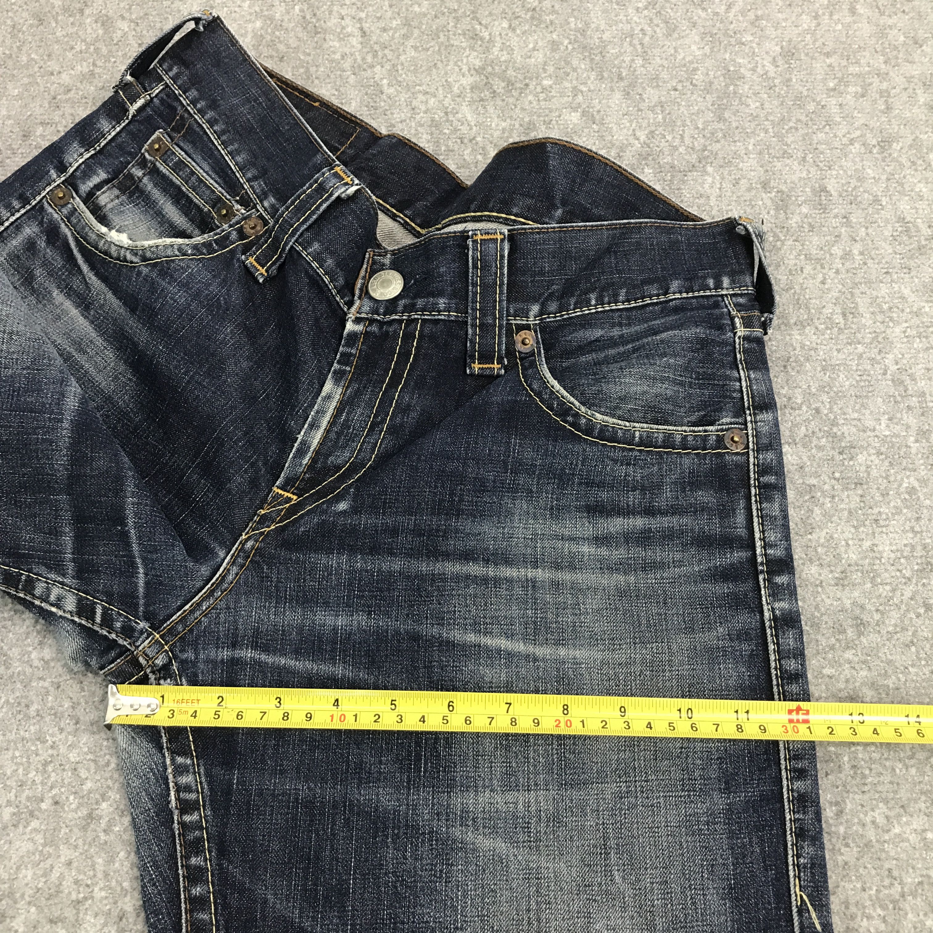 Levi's levi's blue faded denim jeans pants Size US 33 - 11 Thumbnail