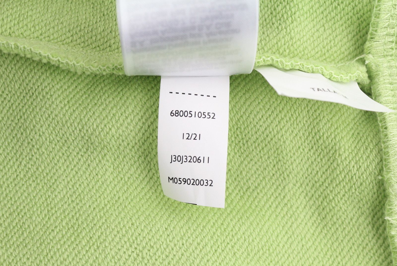 Calvin Klein S Jaded Green Logo Pullover Hoodie 87442 Size US S / EU 44-46 / 1 - 9 Thumbnail