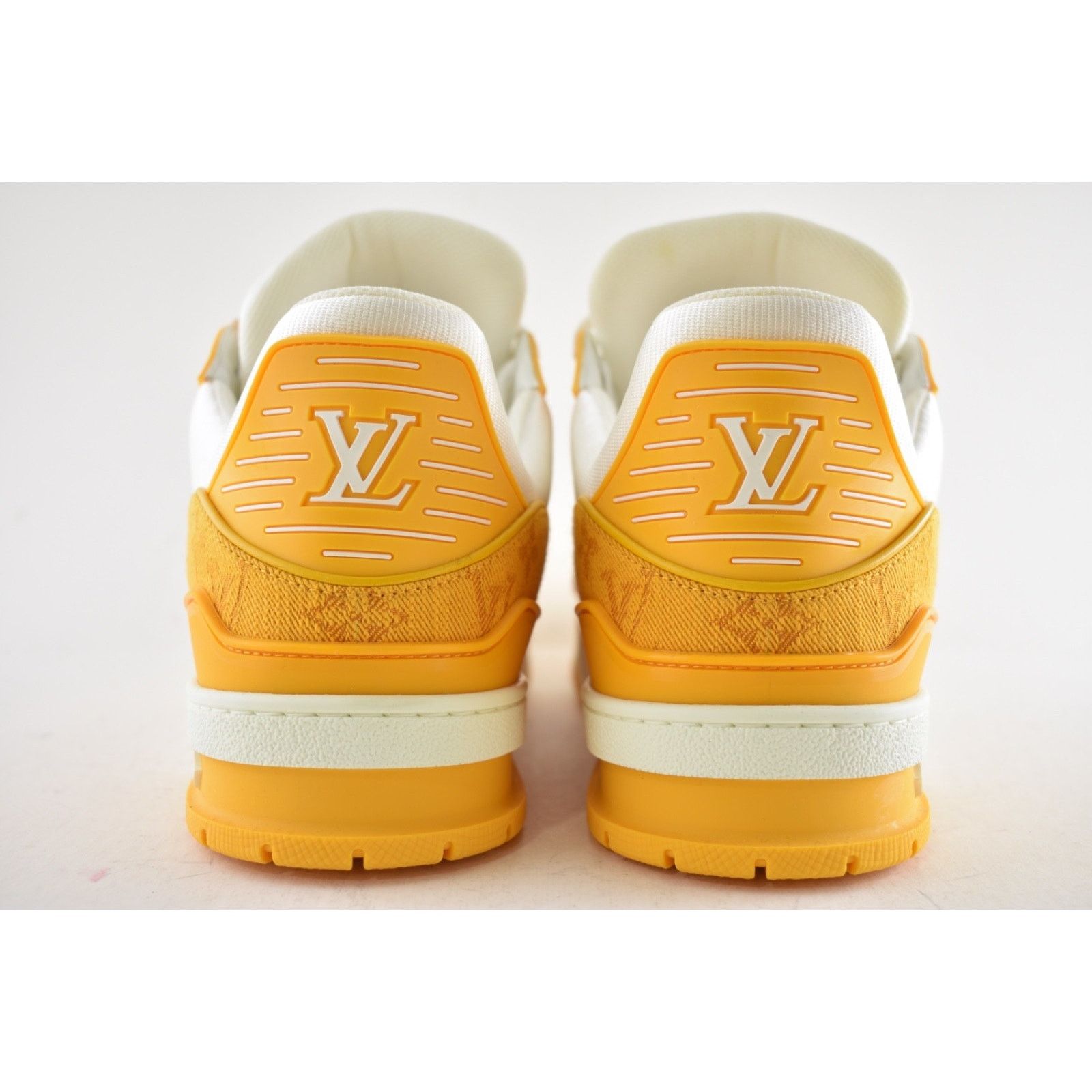 Louis Vuitton Louis Vuitton Yellow Denim White Empreinte Low Top Trainer Size US 9 / EU 42 - 15 Thumbnail
