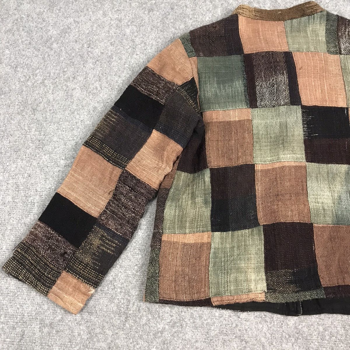 Japanese Brand BORO PATCHWORK JAPAN STYLE BUTTON WOMNA JACKET Size S / US 4 / IT 40 - 10 Thumbnail