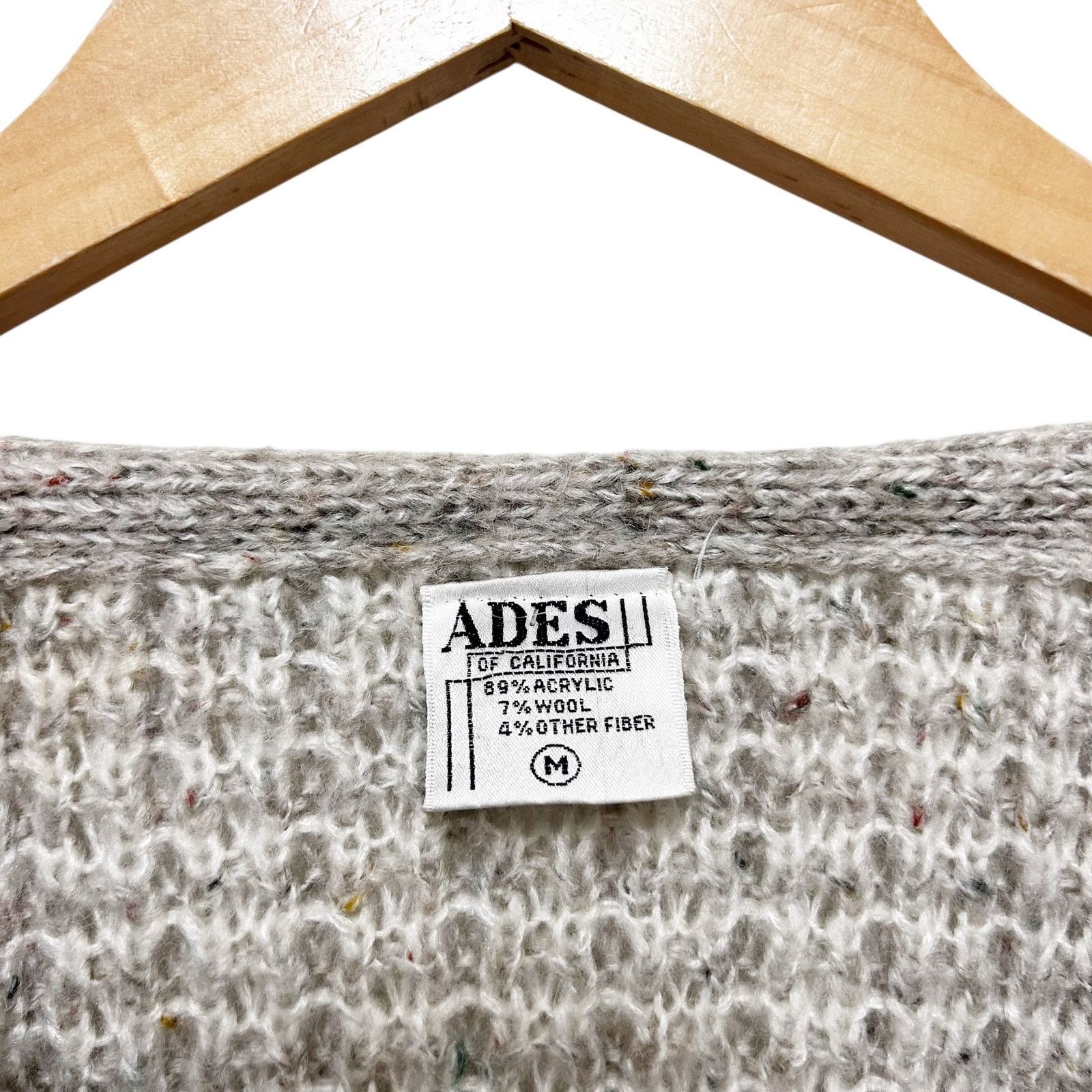 Other Vintage Ades of California Knit Wool Blend Cardigan Sz M Size M / US 6-8 / IT 42-44 - 2 Thumbnail