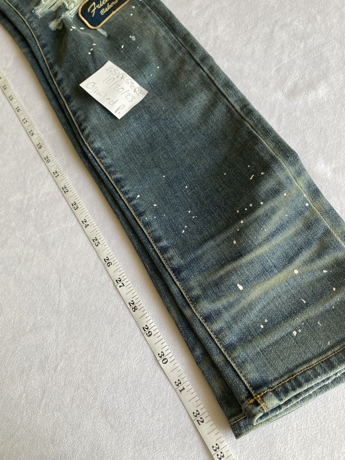 Amiri AMIRI Art Patch Medium Indigo 32 OG Rare* Size US 32 / EU 48 - 22 Thumbnail