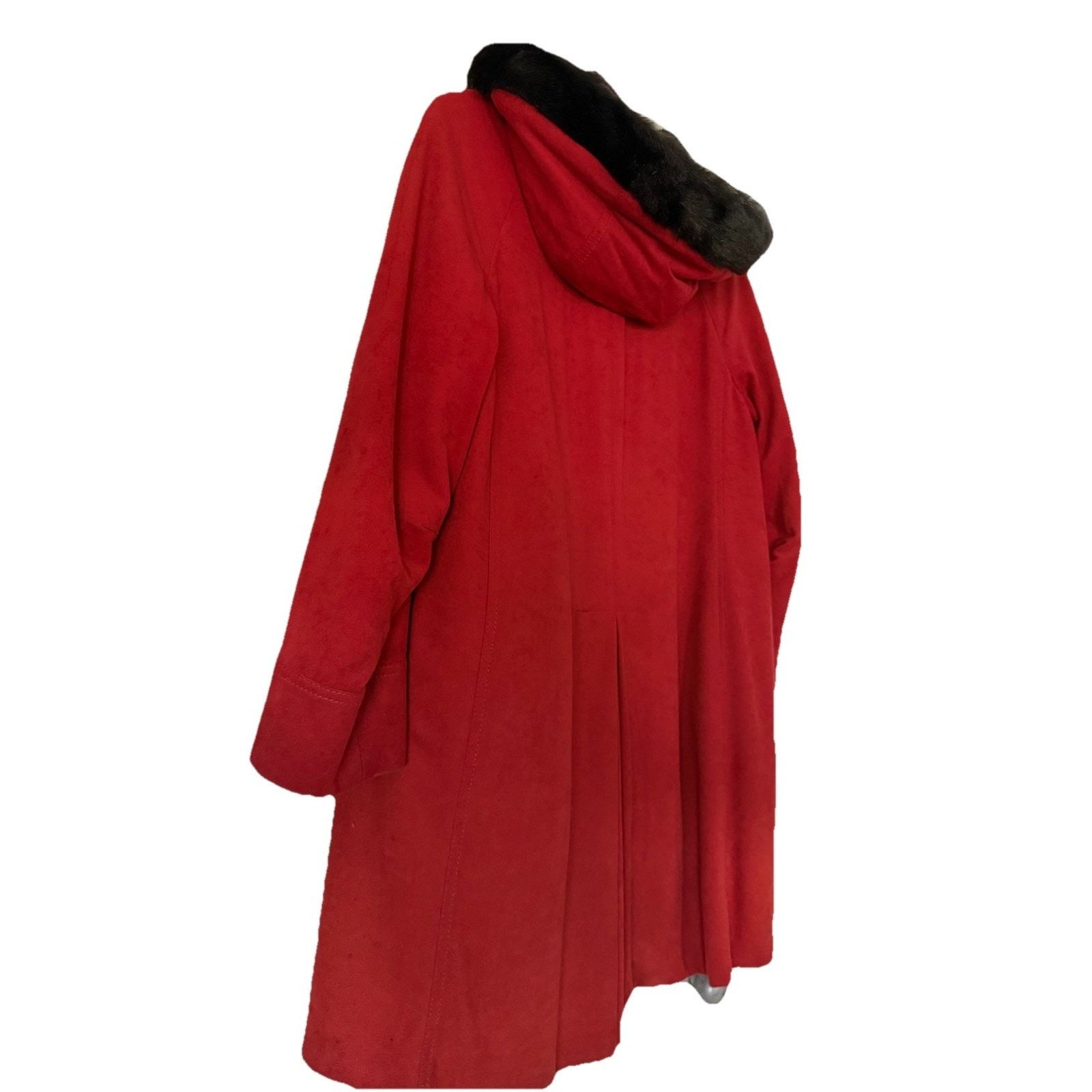 Other Vintage Forecaster Womens Jacket SZ 11/12 Maroon Fur Lined Size XL / US 12-14 / IT 48-50 - 8 Thumbnail