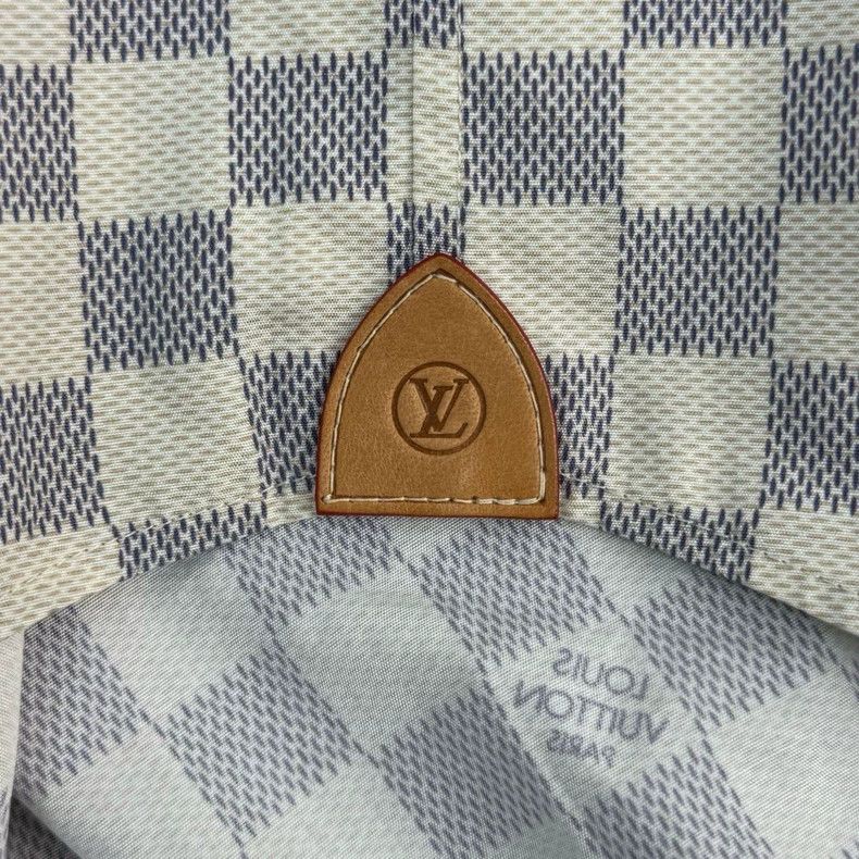 Louis Vuitton Louis Vuitton Grey and white checkerboard leather logo shir Size US XXS / EU 40 - 8 Thumbnail