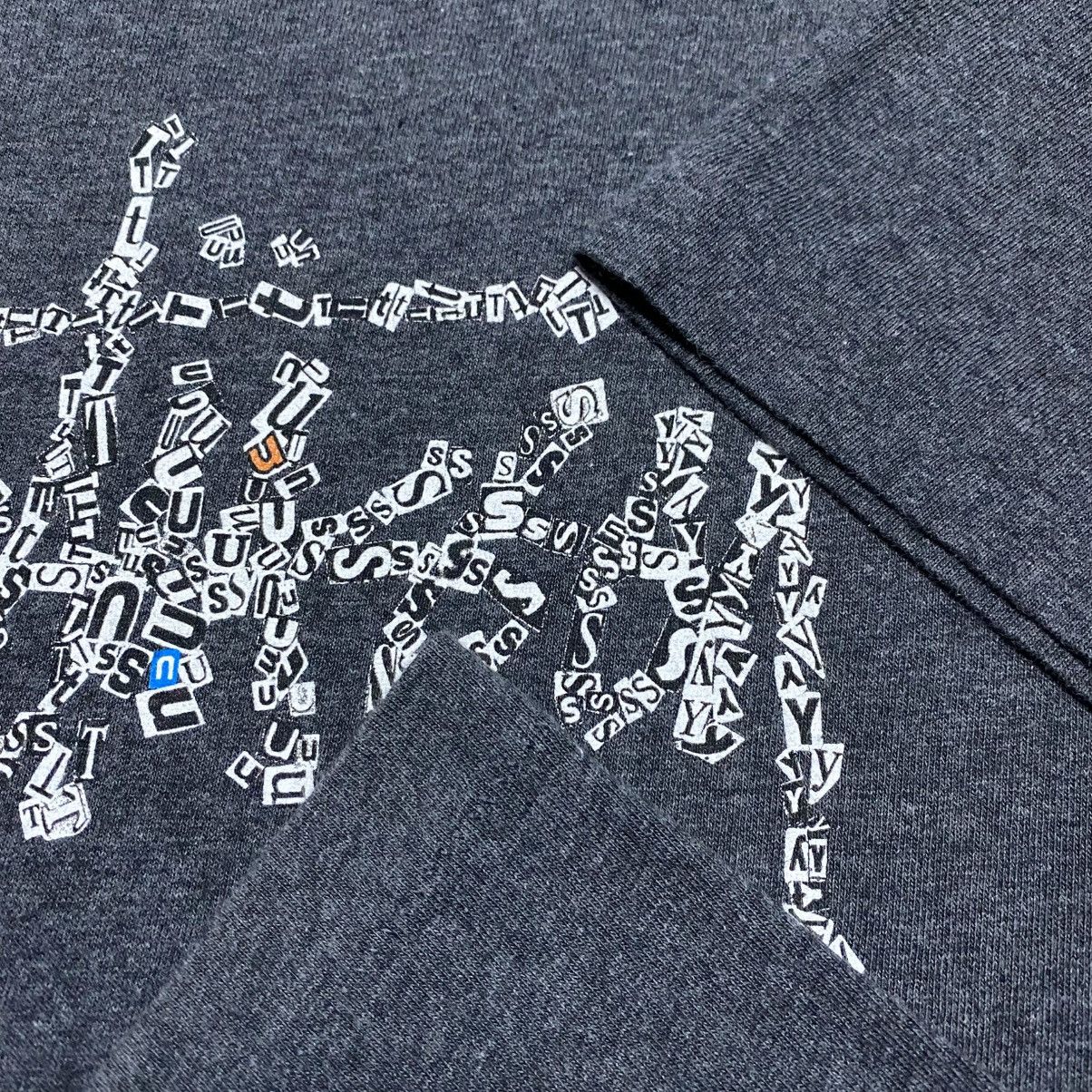 Stussy Rare‼️🔥Vintage 90s Stussy Cut & Paste Design SpellOut T-Shirt Size US S / EU 44-46 / 1 - 8 Thumbnail