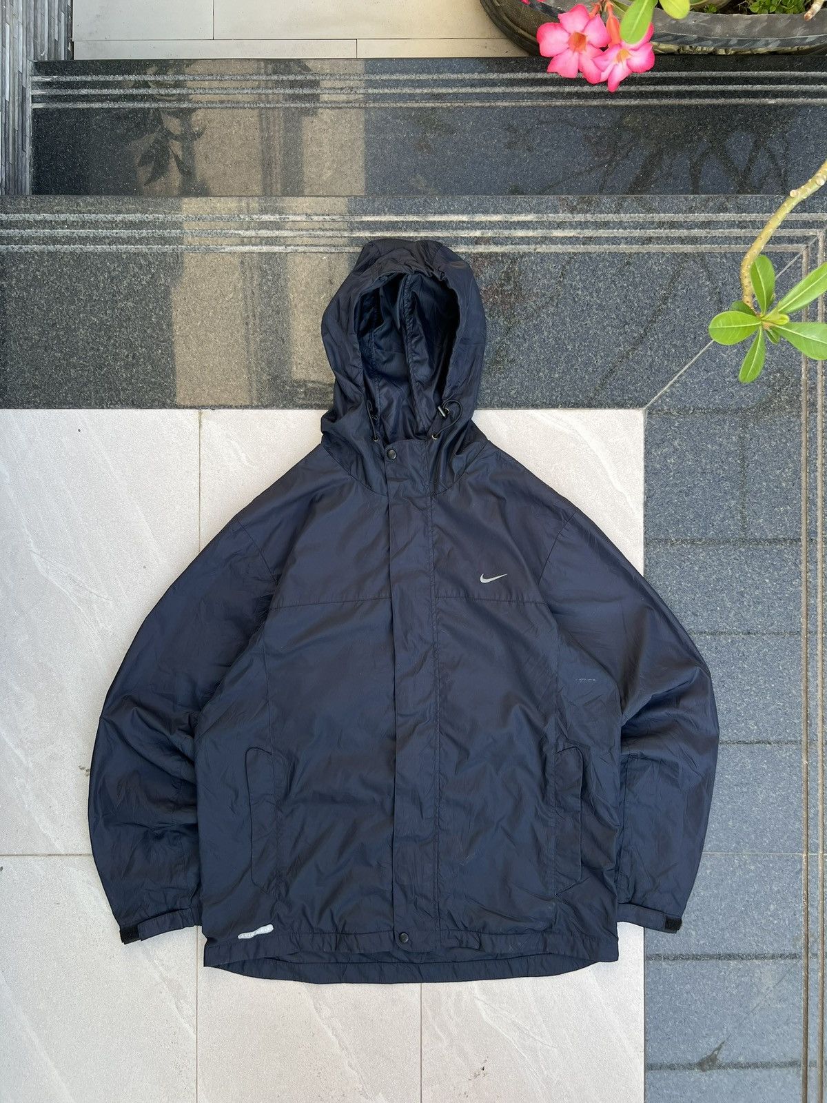 Nike 90s Nike Swoosh Vintage Y2K Hooded Windbreaker Retro Jacket Size US L / EU 52-54 / 3 - 1 Thumbnail