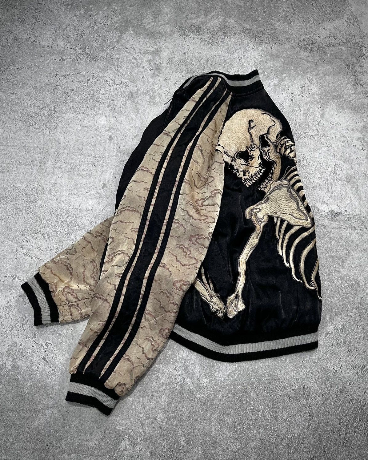 Japanese Brand × Toyo Enterprises Japanese Clasic Script Giant Skeleton Reversible Jacket Size US M / EU 48-50 / 2 - 3 Thumbnail