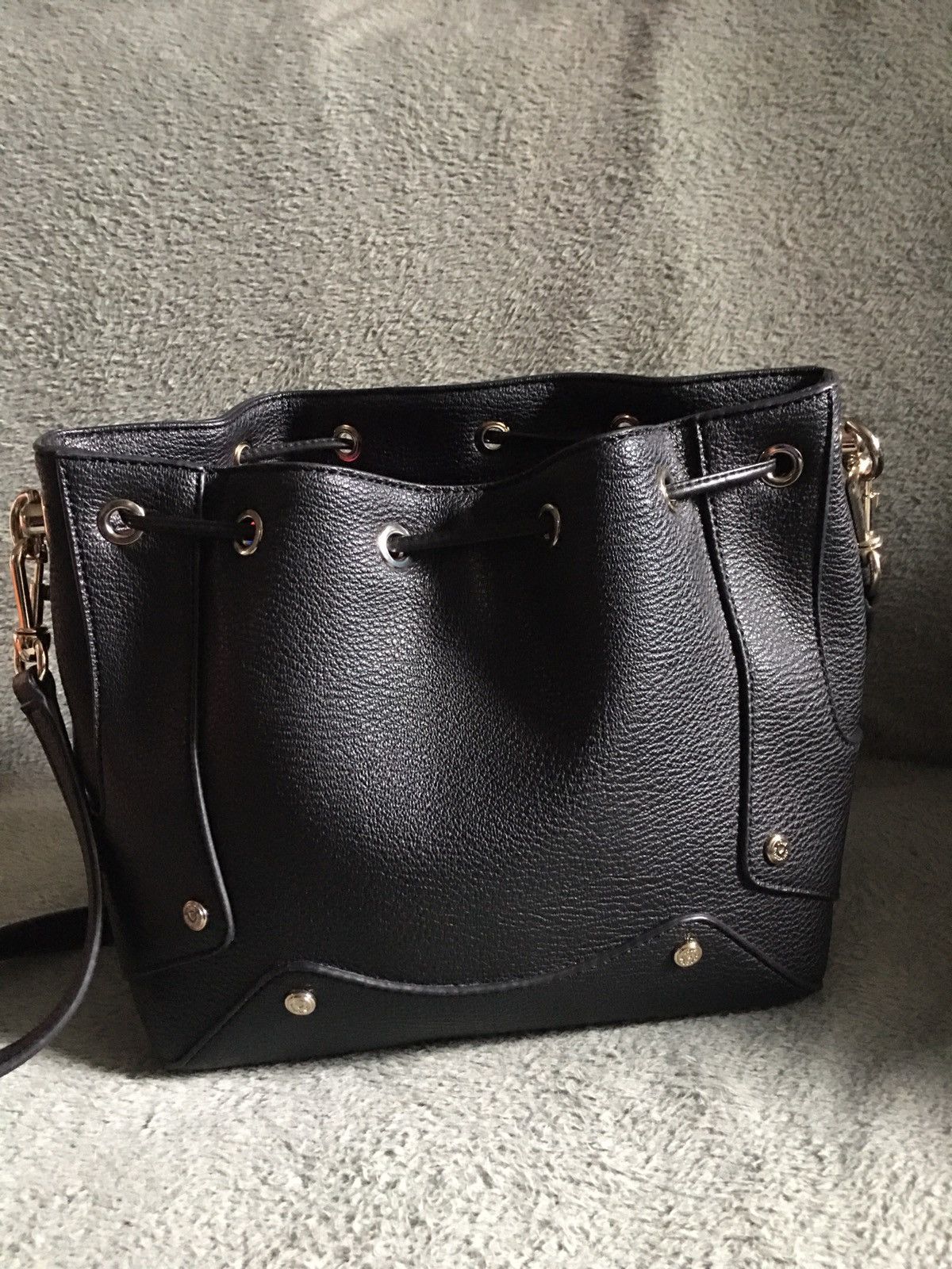 Love Moschino LOVE MOSCHINO Black Drawstring Shoulder Bag Size ONE SIZE - 5 Thumbnail