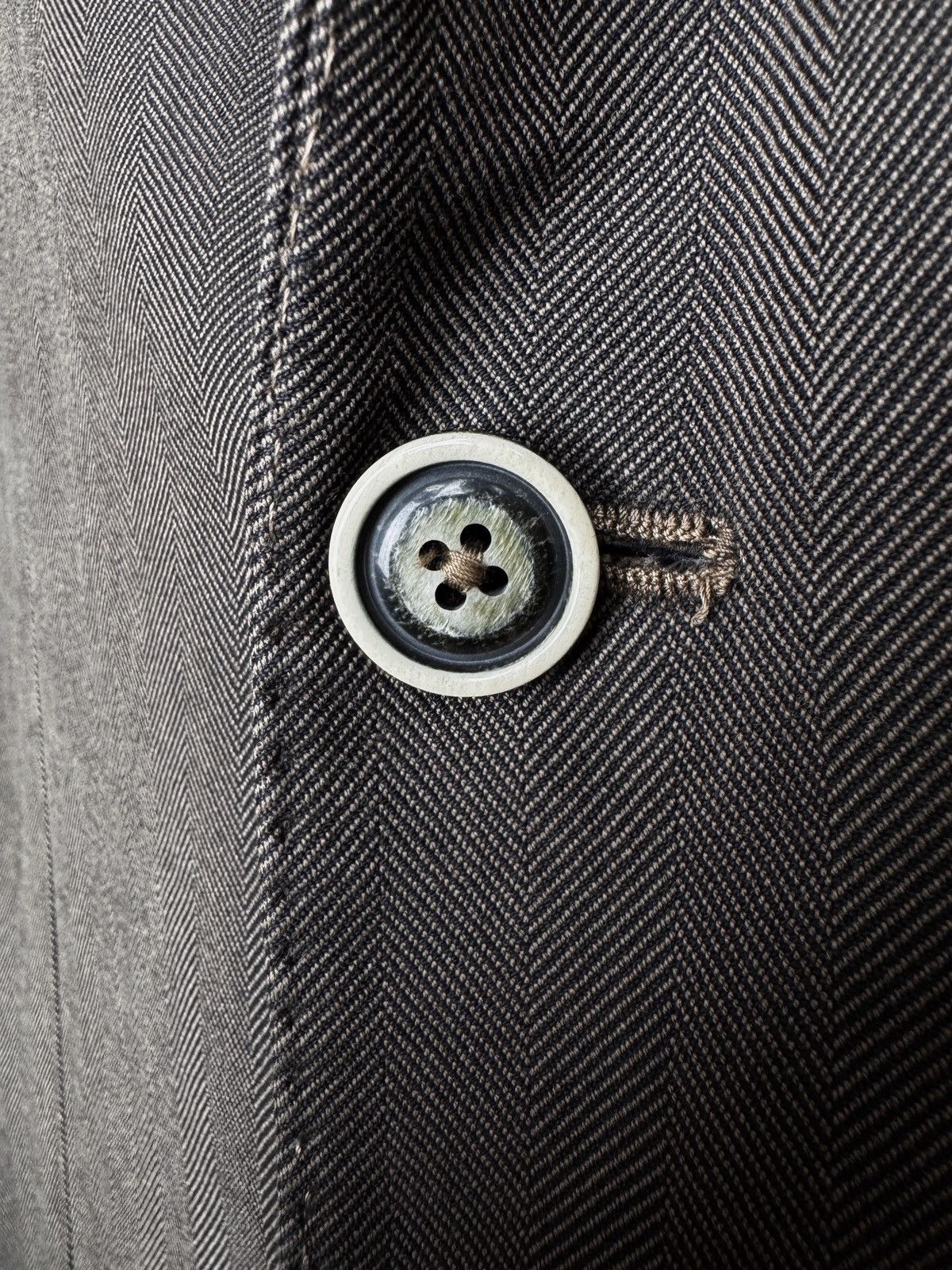 Boggi Boggi Milano Brown cotton unlined 3 button blazer size 48R Size 38R - 7 Thumbnail