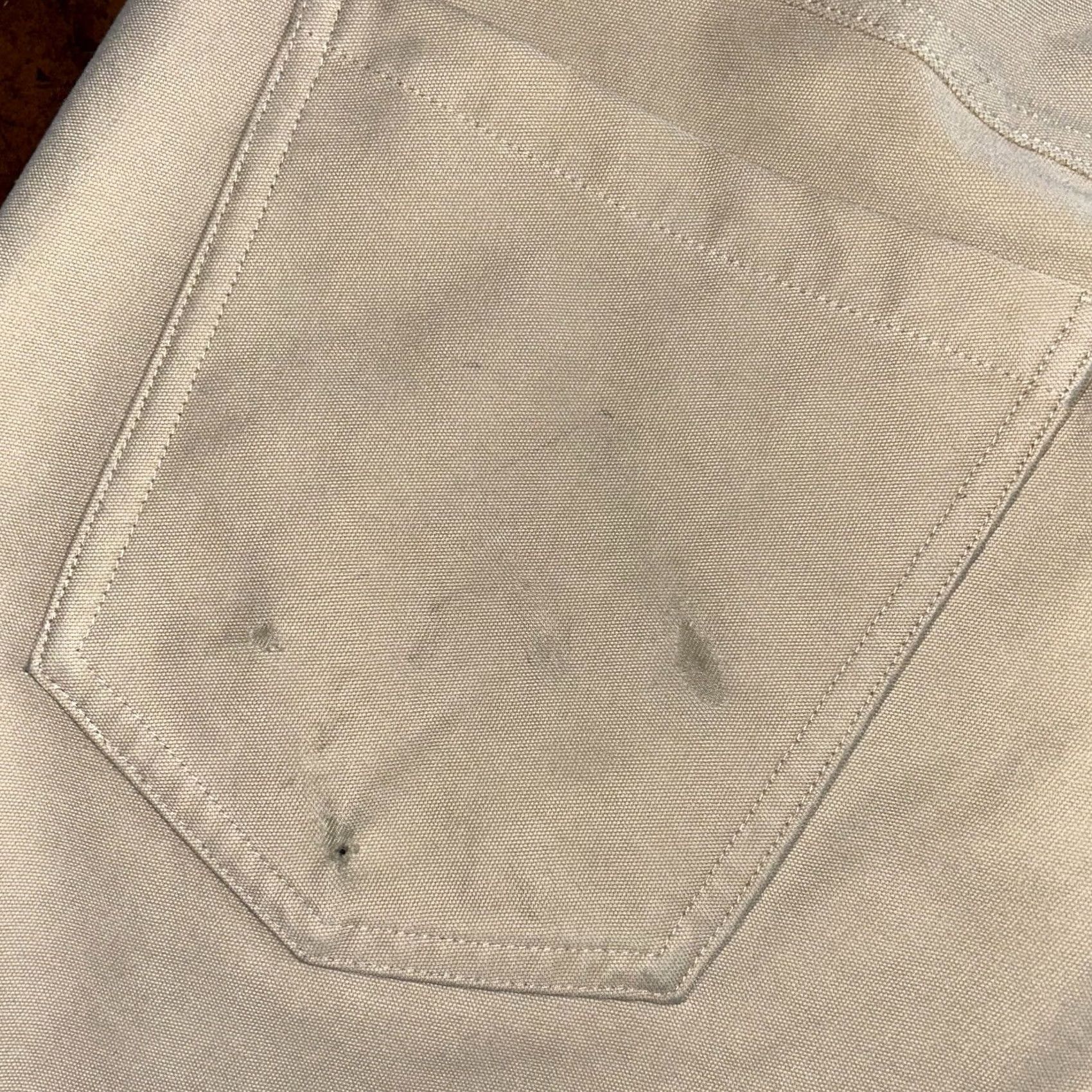 Lululemon Lululemon Commission Pant Warpstreme Beige Flat Front Regular Fit Tapered 34x33 Distressed Men’s Size US 34 / EU 50 - 6 Thumbnail