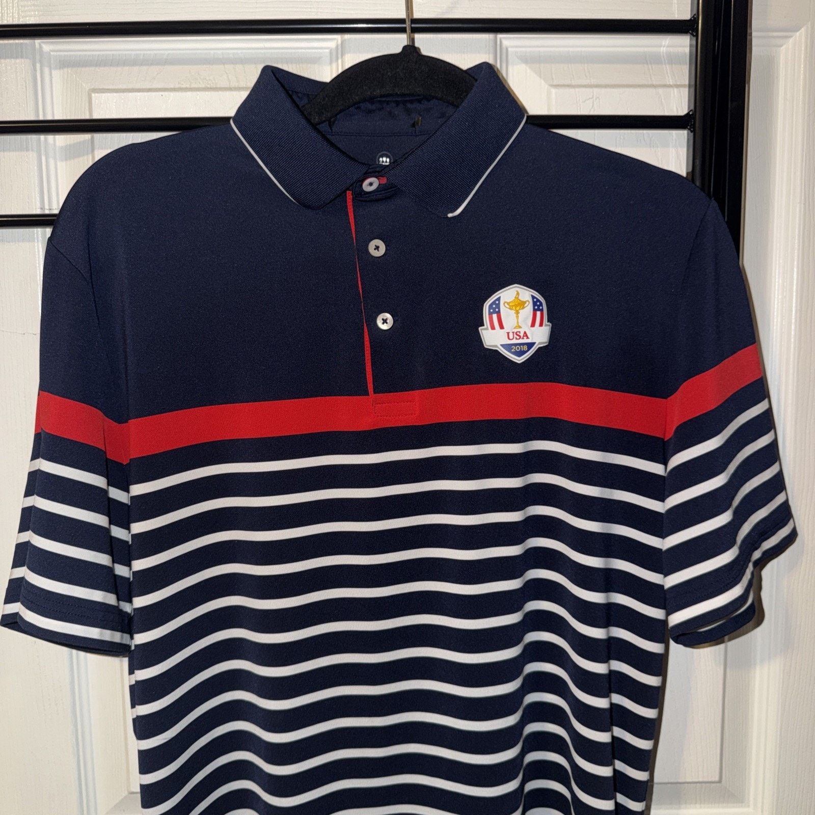 Ralph Lauren 2018 Ryder Cup USA Mens Polo Size Small Dri Fit Size US S / EU 44-46 / 1 - 2 Thumbnail