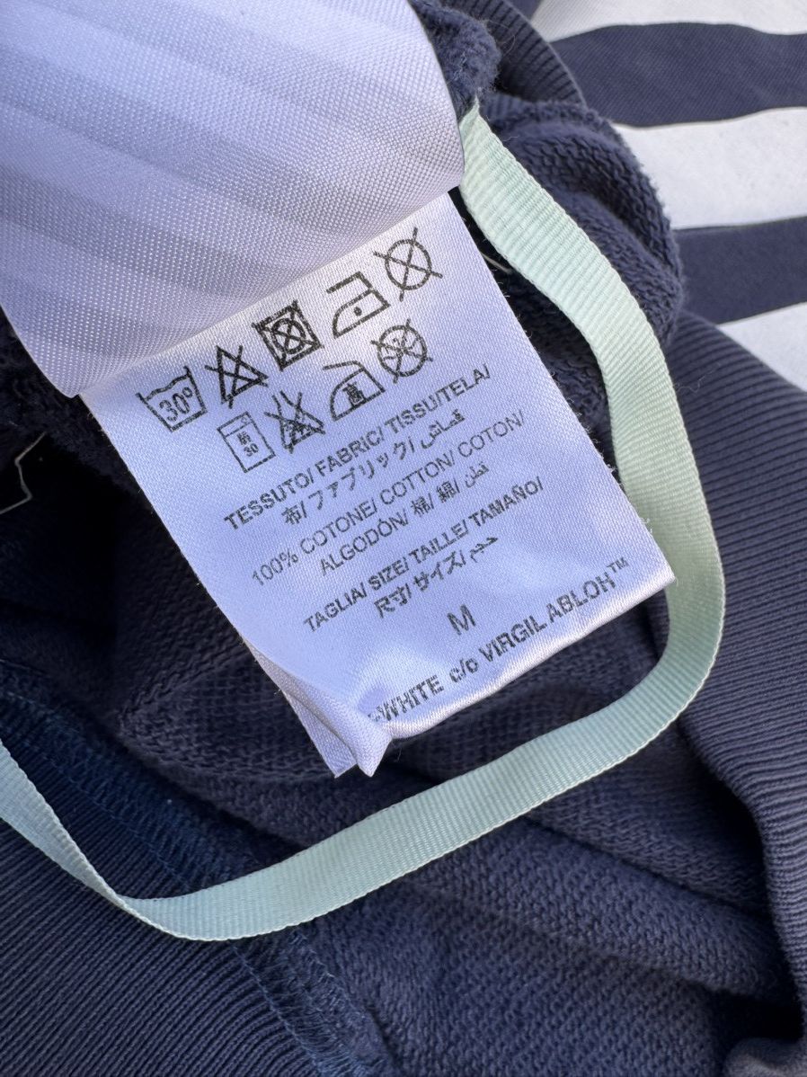 Off-White OFF-WHITE CARAVAGGIO HOODIE SEEING THINGS BLUE PULLOVER SZ M Size US M / EU 48-50 / 2 - 5 Thumbnail