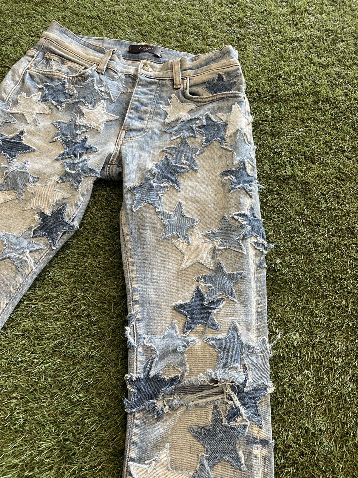 Amiri Size 28 - Amiri Chemist Denim Stars Skinny Jeans Very Rare Size US 28 / EU 44 - 3 Thumbnail